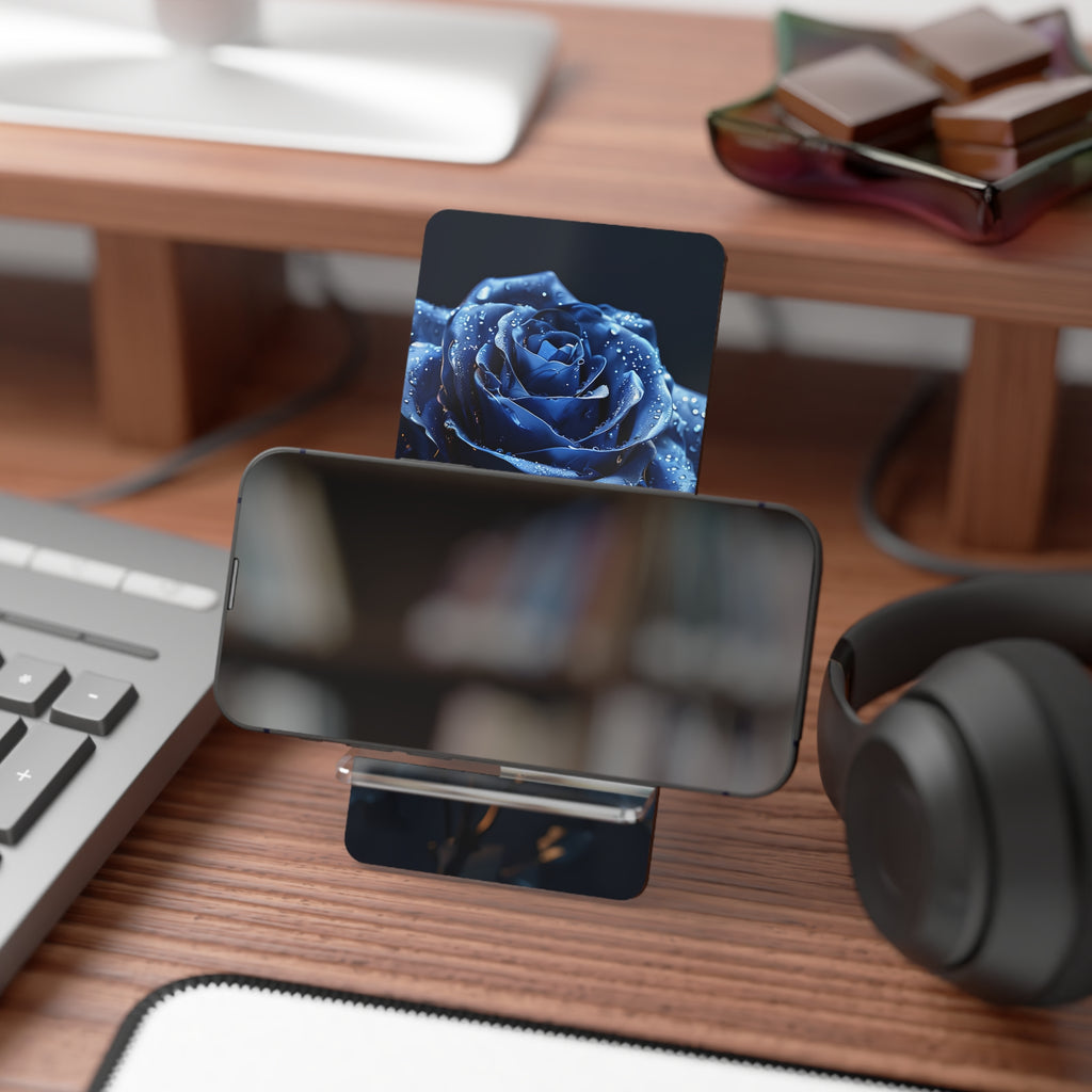 Elegant Rose Smartphone Stand, Decorative Mobile Display, Gifts for Her, Home Office Decor, Floral Phone Holder, Birthday Present