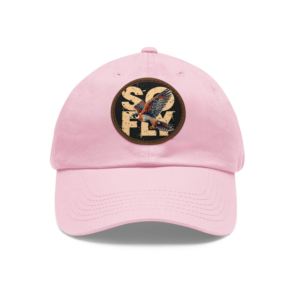 Stylish Dad Hat with Leather Patch, Casual Baseball Cap, Gift for Dads, Outdoor Accessory, Summer Fashion
