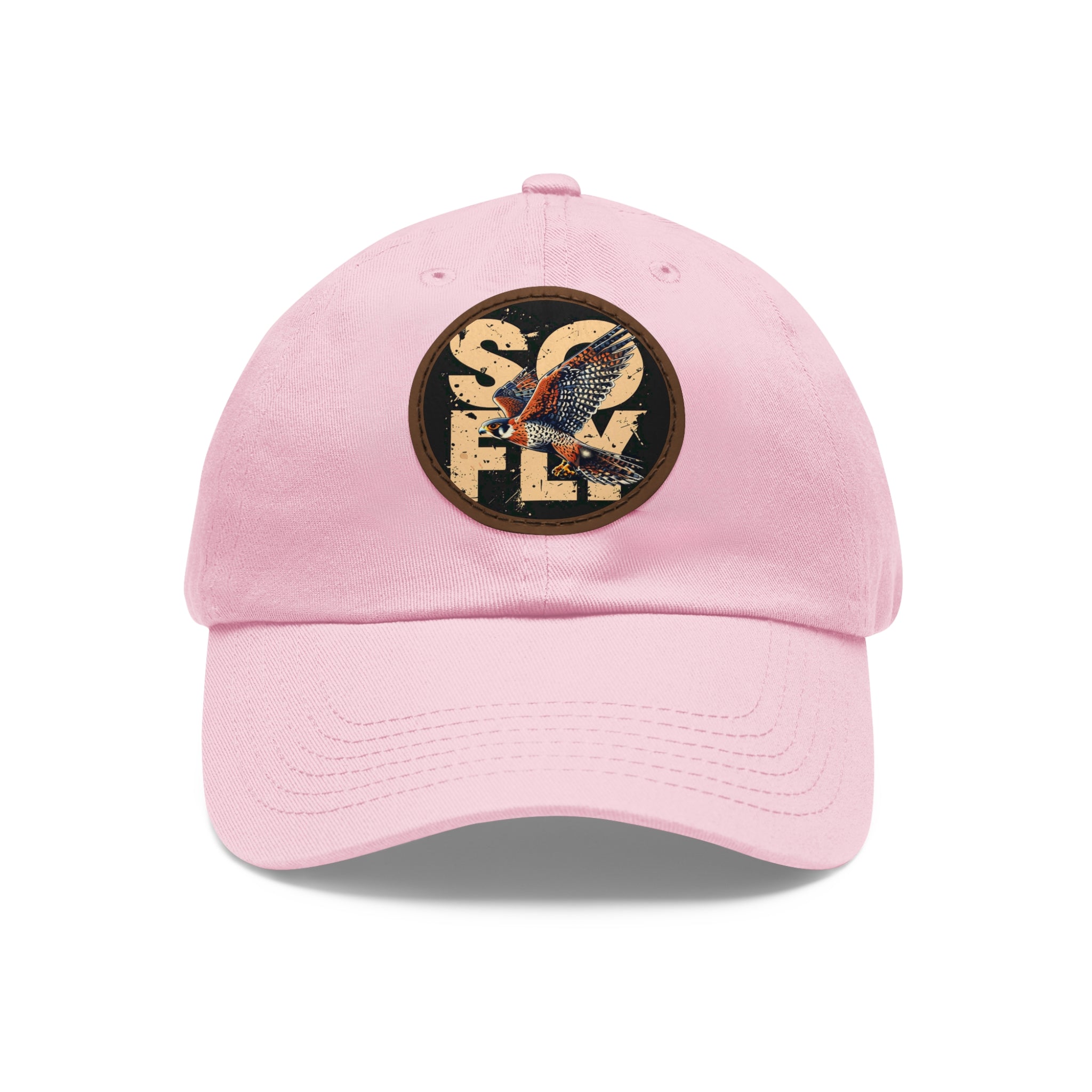 Stylish Dad Hat with Leather Patch, Casual Baseball Cap, Gift for Dads, Outdoor Accessory, Summer Fashion