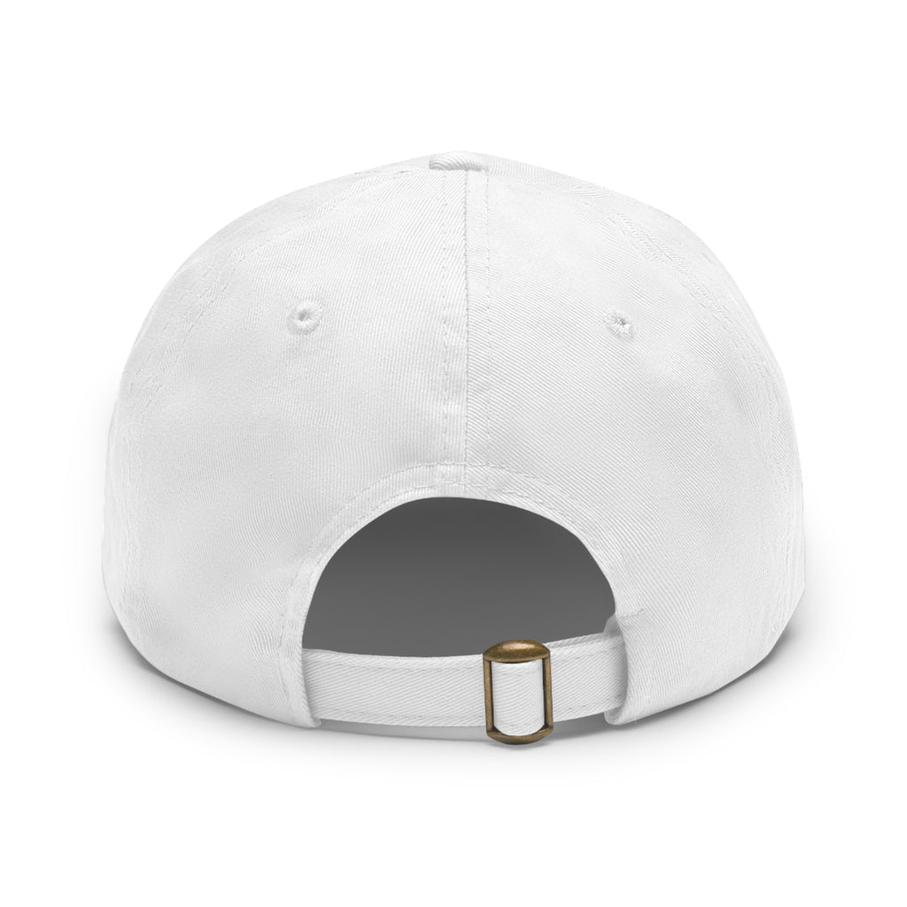 Stylish Dad Hat with Leather Patch, Casual Baseball Cap, Gift for Dads, Outdoor Accessory, Summer Fashion