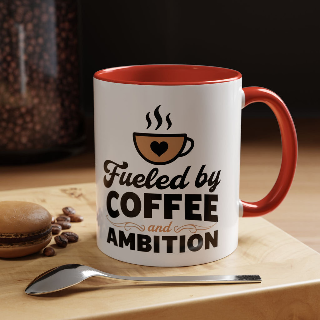 Motivational Coffee Mug - Fueled by Coffee and Ambition