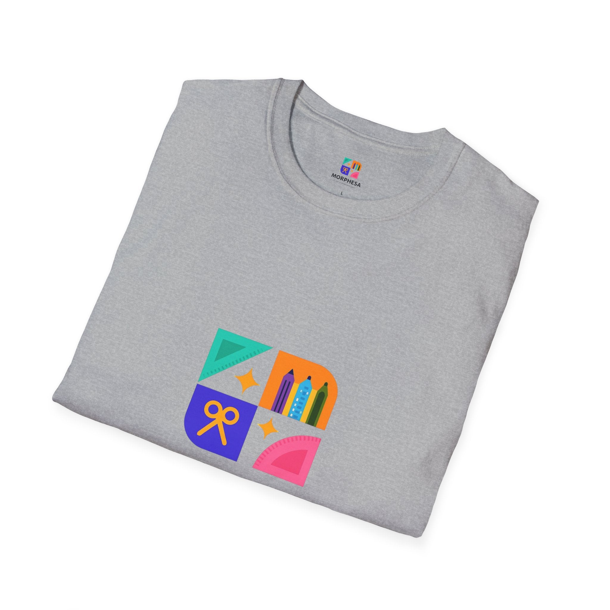 Colorful Unisex Graphic Tee with Fun Design | Casual Wear, Gift for Art Lovers, Birthday Present, Relaxed Fit, Everyday Style