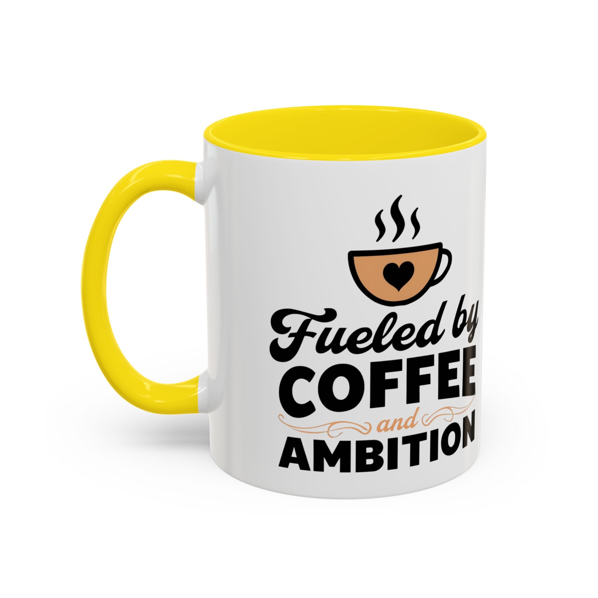 Motivational Coffee Mug - Fueled by Coffee and Ambition