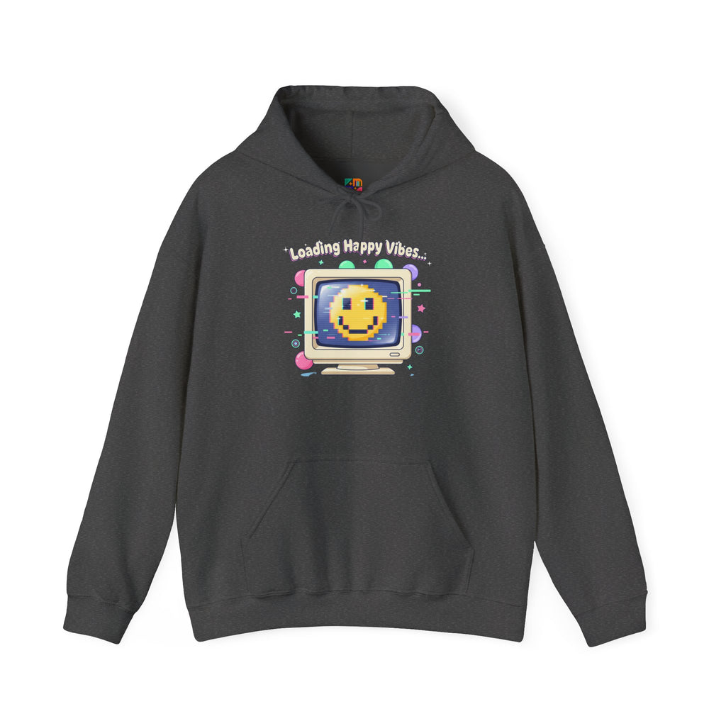 Virtual Pet Popup Hoodie | Y2K retro tech, pixel smile interface
