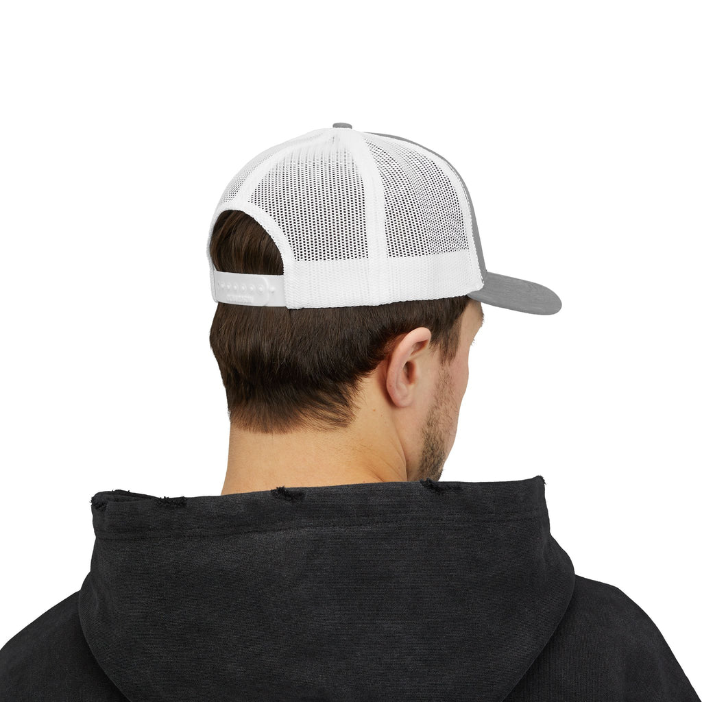 Money On My Mind Trucker Cap — Embroidered Mesh Snapback Hat