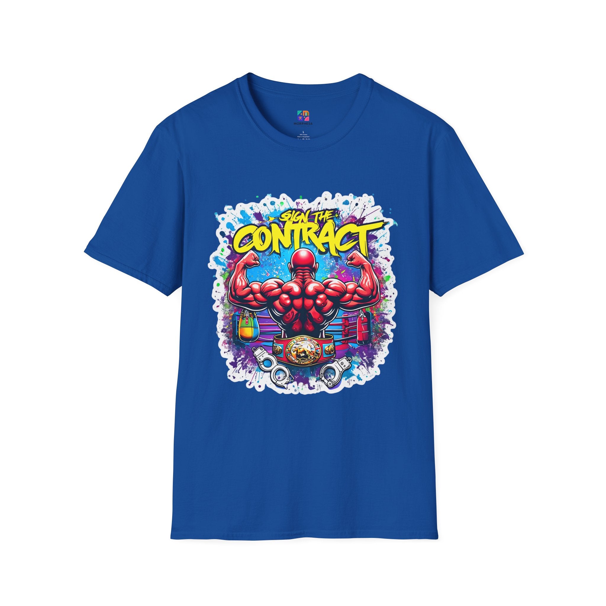 Colorful Superhero Graphic T-Shirt, Fun Unisex Tee, Geeky Apparel, Perfect Gift for Comic Lovers, Casual Wear, Pop Culture Fashion
