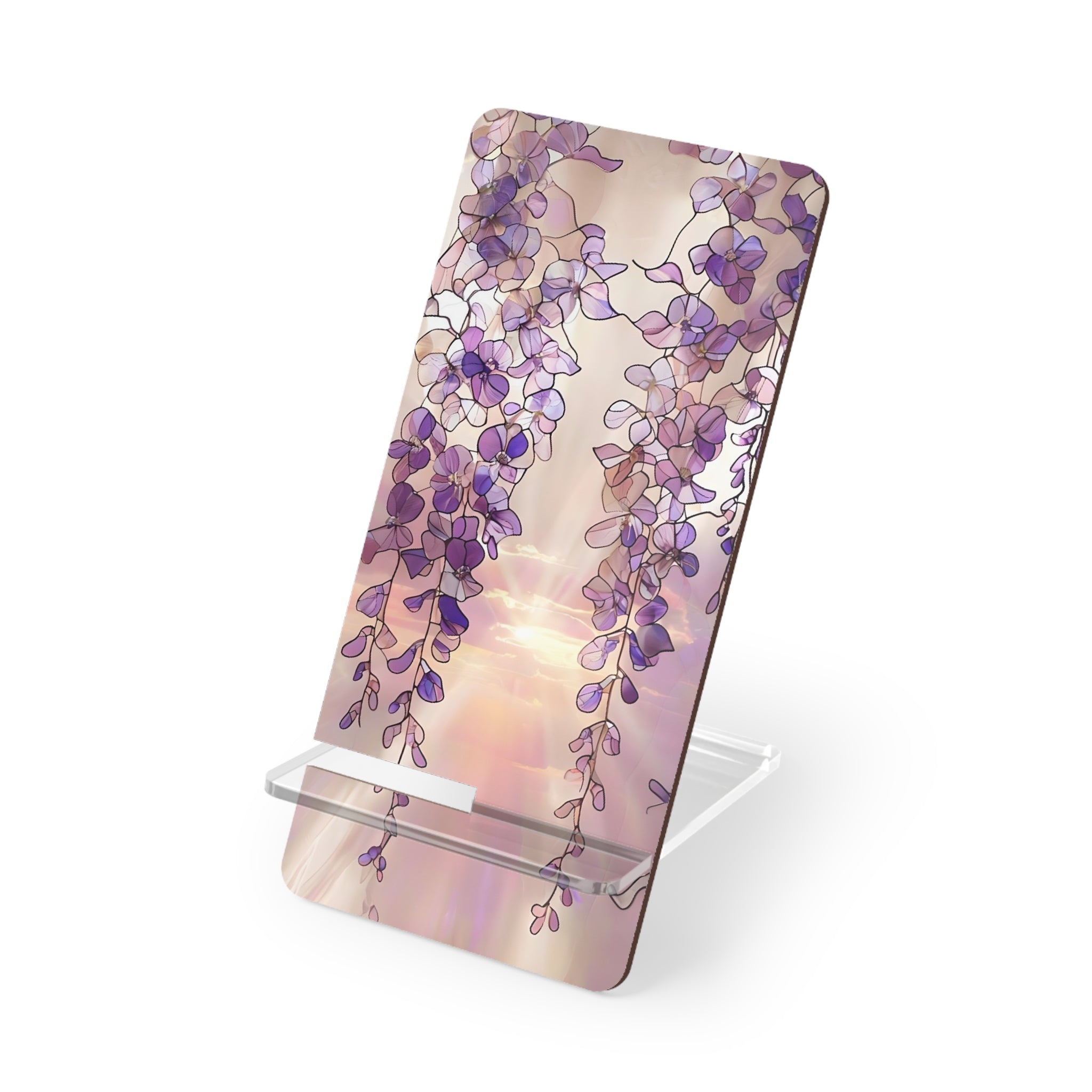 Floral Smartphone Display Stand - Elegant Desk Decor, Phone Holder, Gift for Her, Home Office Accessory, Birthday Present