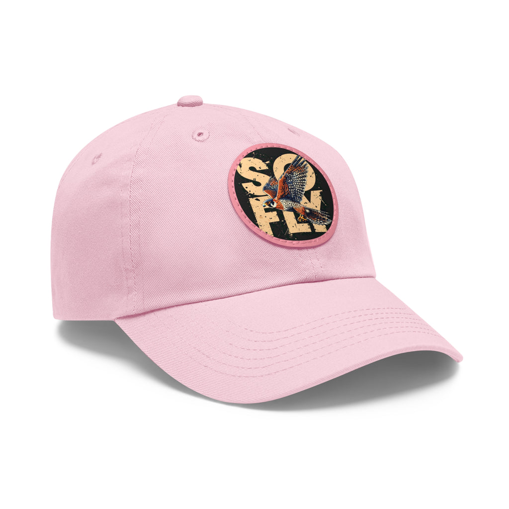 Stylish Dad Hat with Leather Patch, Casual Baseball Cap, Gift for Dads, Outdoor Accessory, Summer Fashion