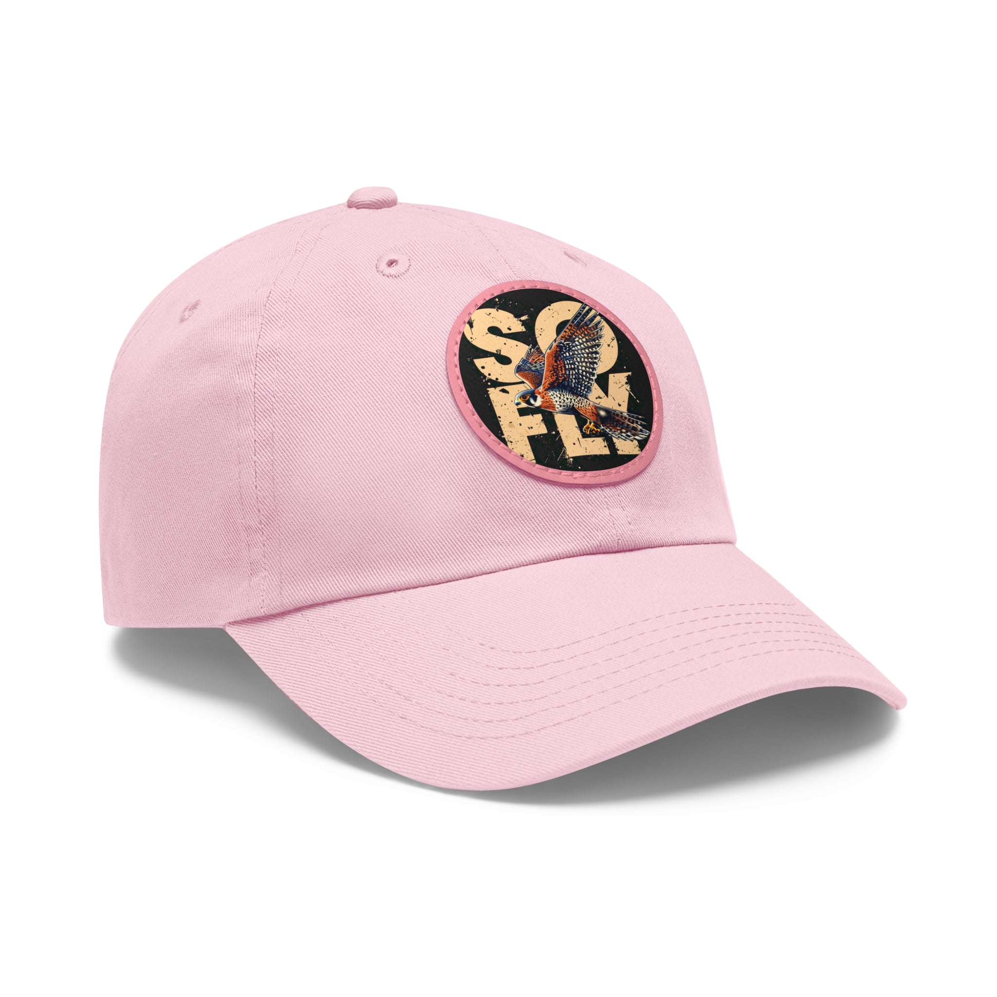 Stylish Dad Hat with Leather Patch, Casual Baseball Cap, Gift for Dads, Outdoor Accessory, Summer Fashion