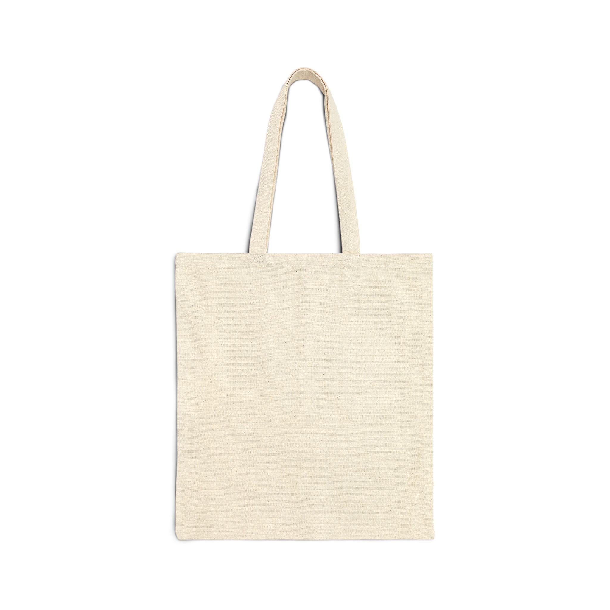 Home Sweet Home Canvas Tote Bag — Cozy Cottage Illustration