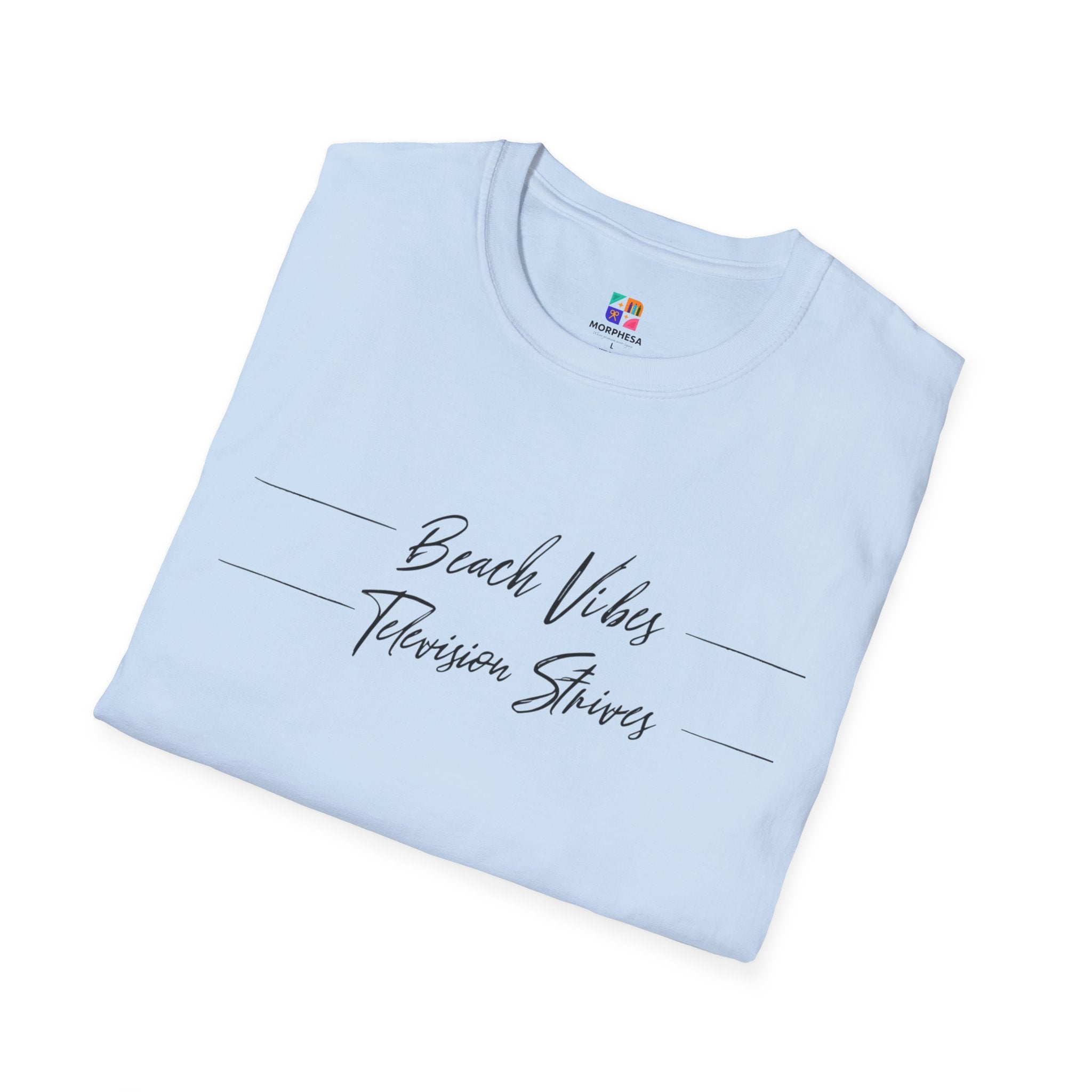 Retro Beach Vibes Unisex Softstyle T-Shirt, Casual Summer Tee, Vintage Style Shirt, Music Lover Gift, Relaxed Fit Apparel