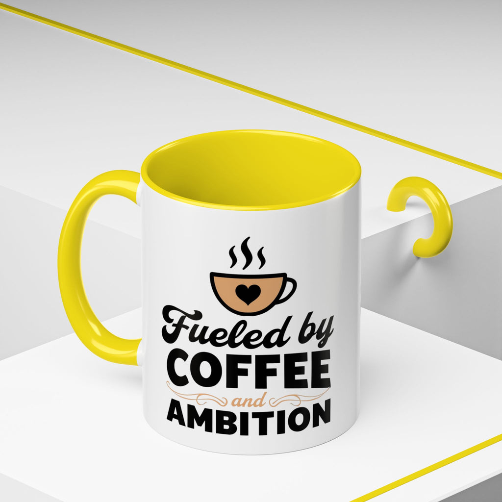 Motivational Coffee Mug - Fueled by Coffee and Ambition