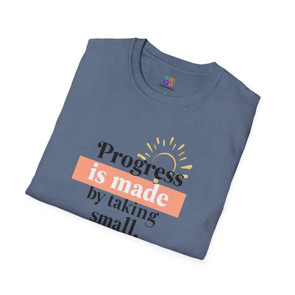 Motivational T-Shirt, Inspirational Gift for Personal Growth, Progress Quote Tee, Everyday Wear, Encouragement Apparel