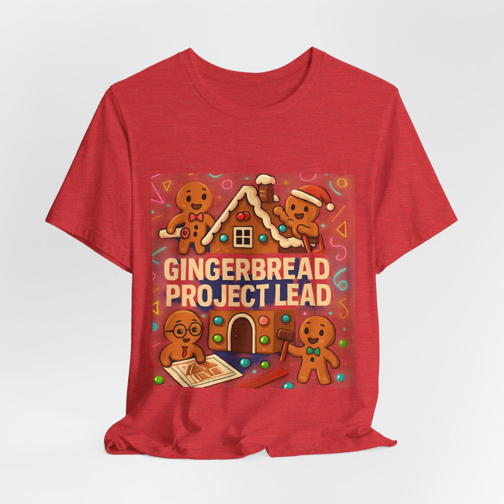 Gingerbread Project Lab T-Shirt — Cute Holiday Cookie House Tee