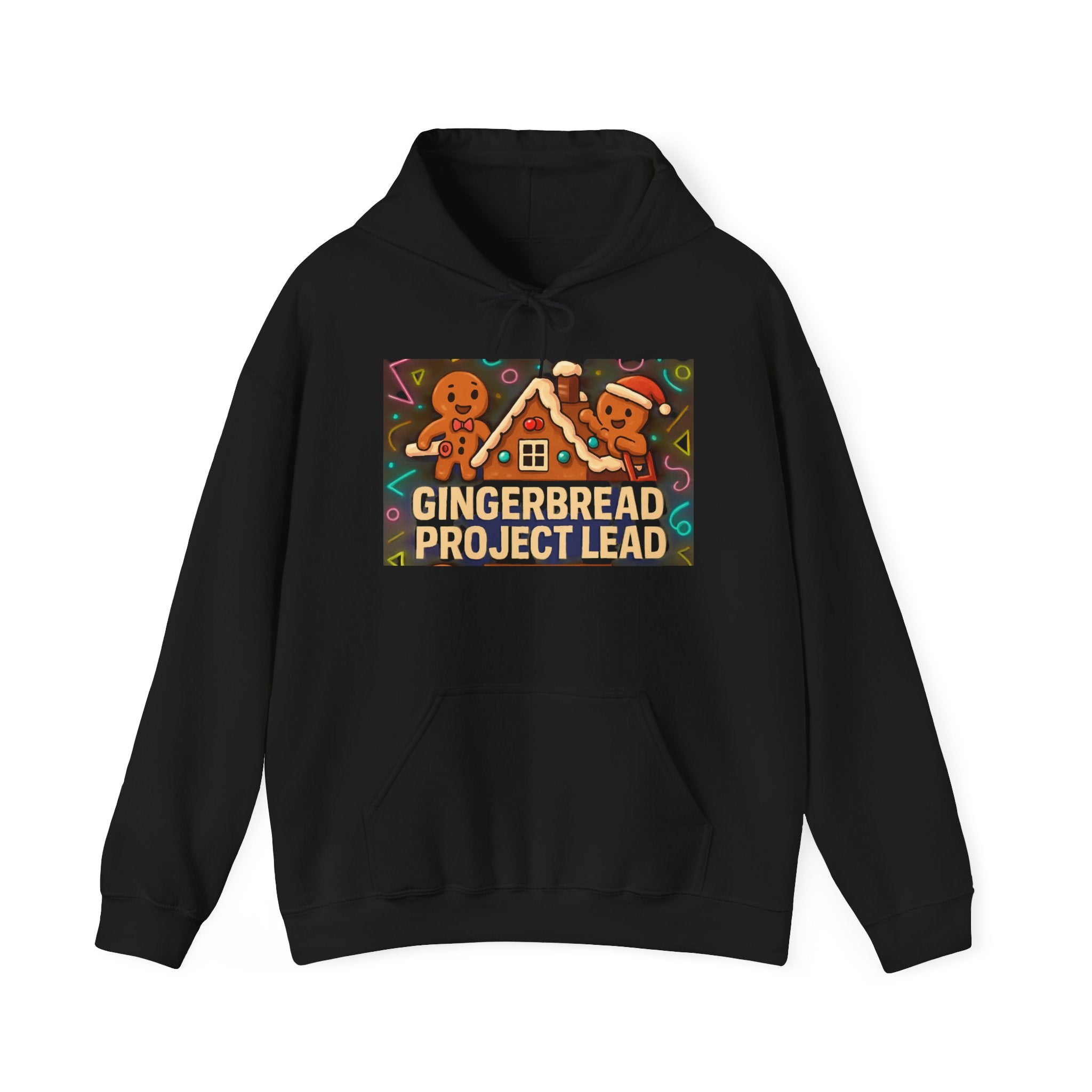 Gingerbread Bakery Hoodie — Cute Holiday Gingerbread House & Cookies Sweatshirt