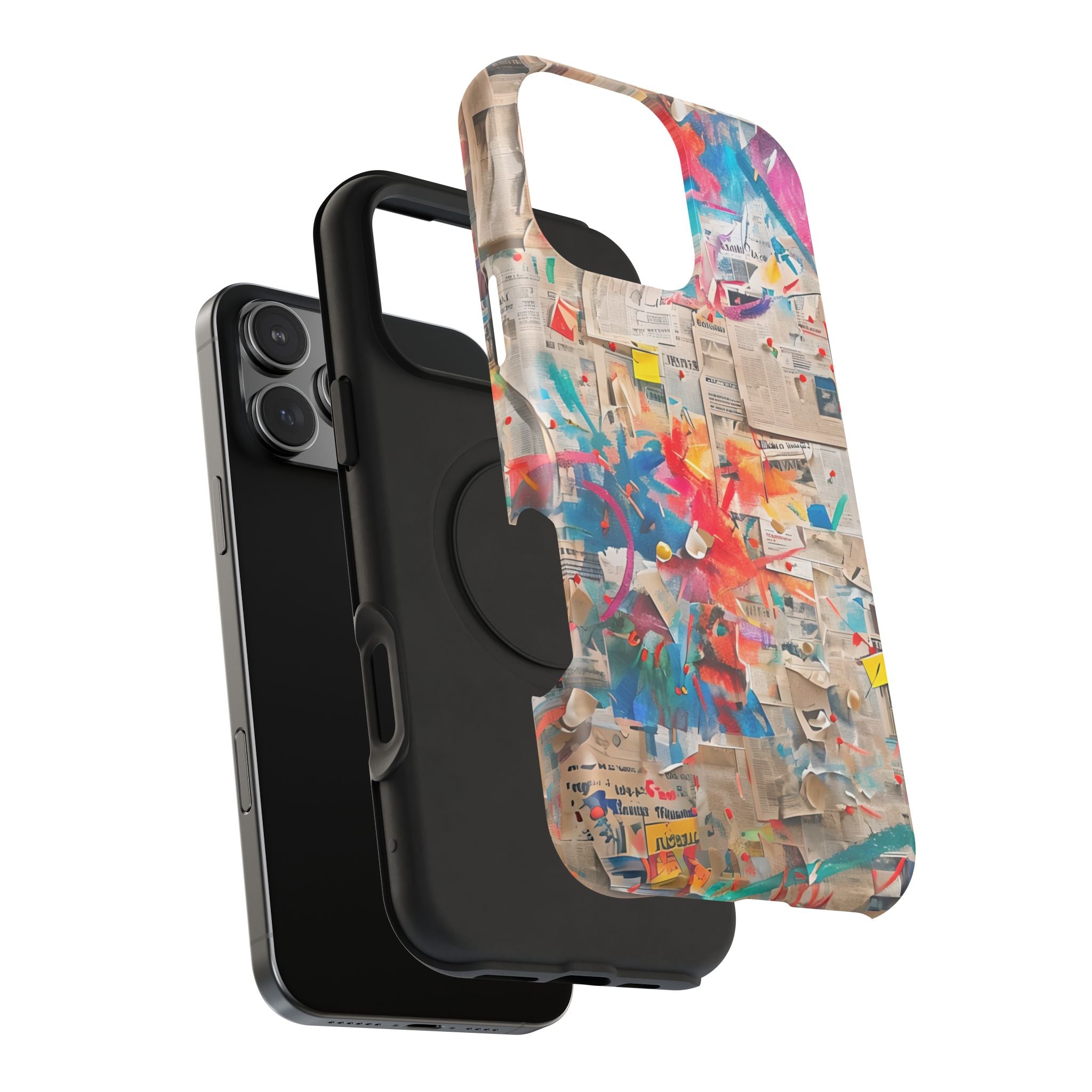 iPhone 17 Case vibrant glossy colorful art