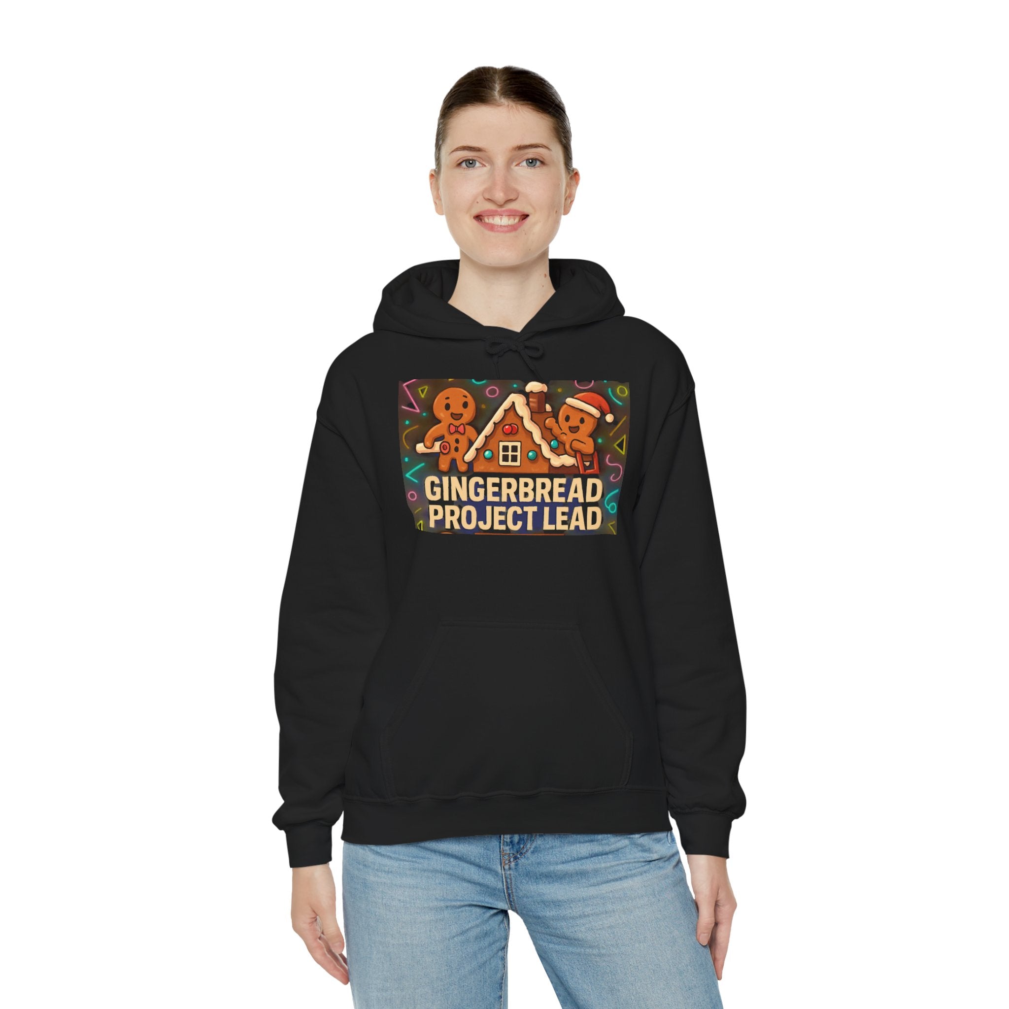 Gingerbread Bakery Hoodie — Cute Holiday Gingerbread House & Cookies Sweatshirt