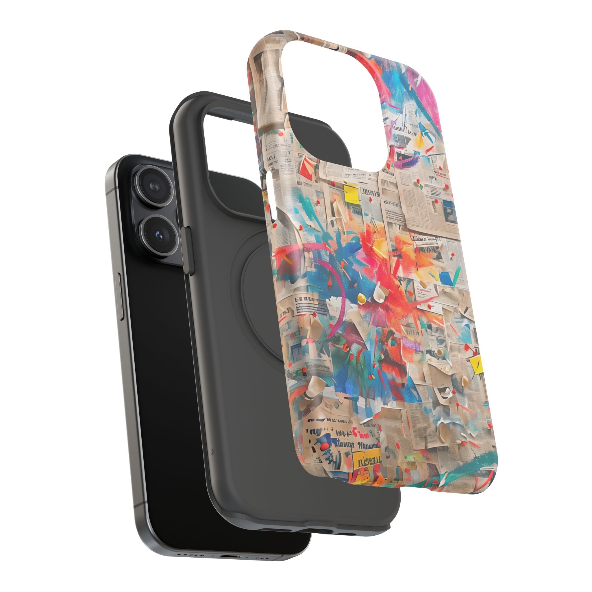 iPhone 17 Case vibrant glossy colorful art