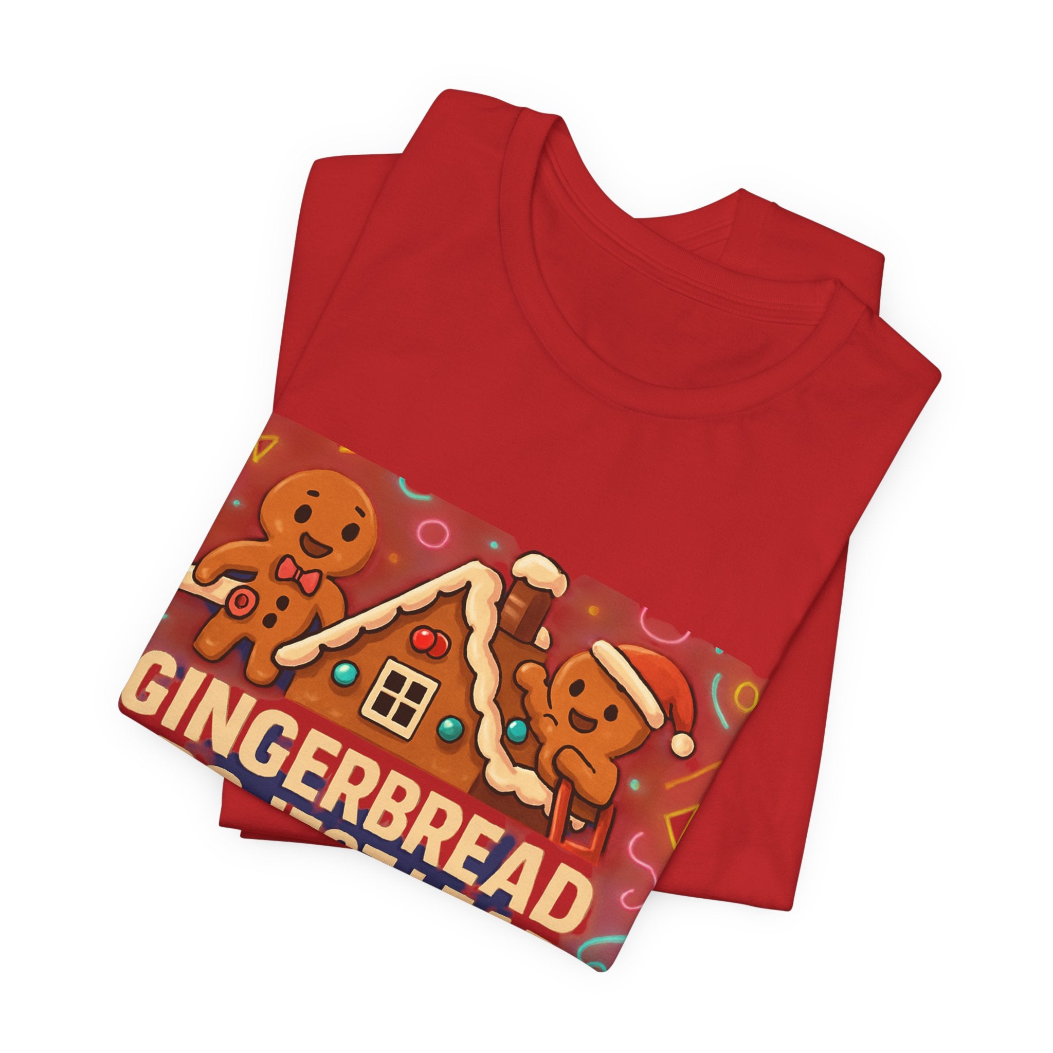 Gingerbread Project Lab T-Shirt — Cute Holiday Cookie House Tee