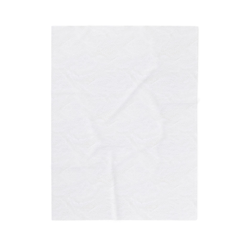 OUTSIDE HURTS Velveteen Plush Blanket | Wind-Chill Minimalism, winter meme