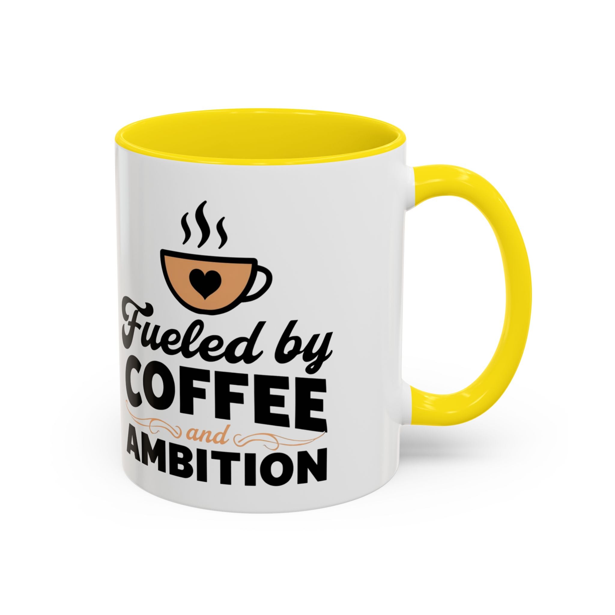 Motivational Coffee Mug - Fueled by Coffee and Ambition