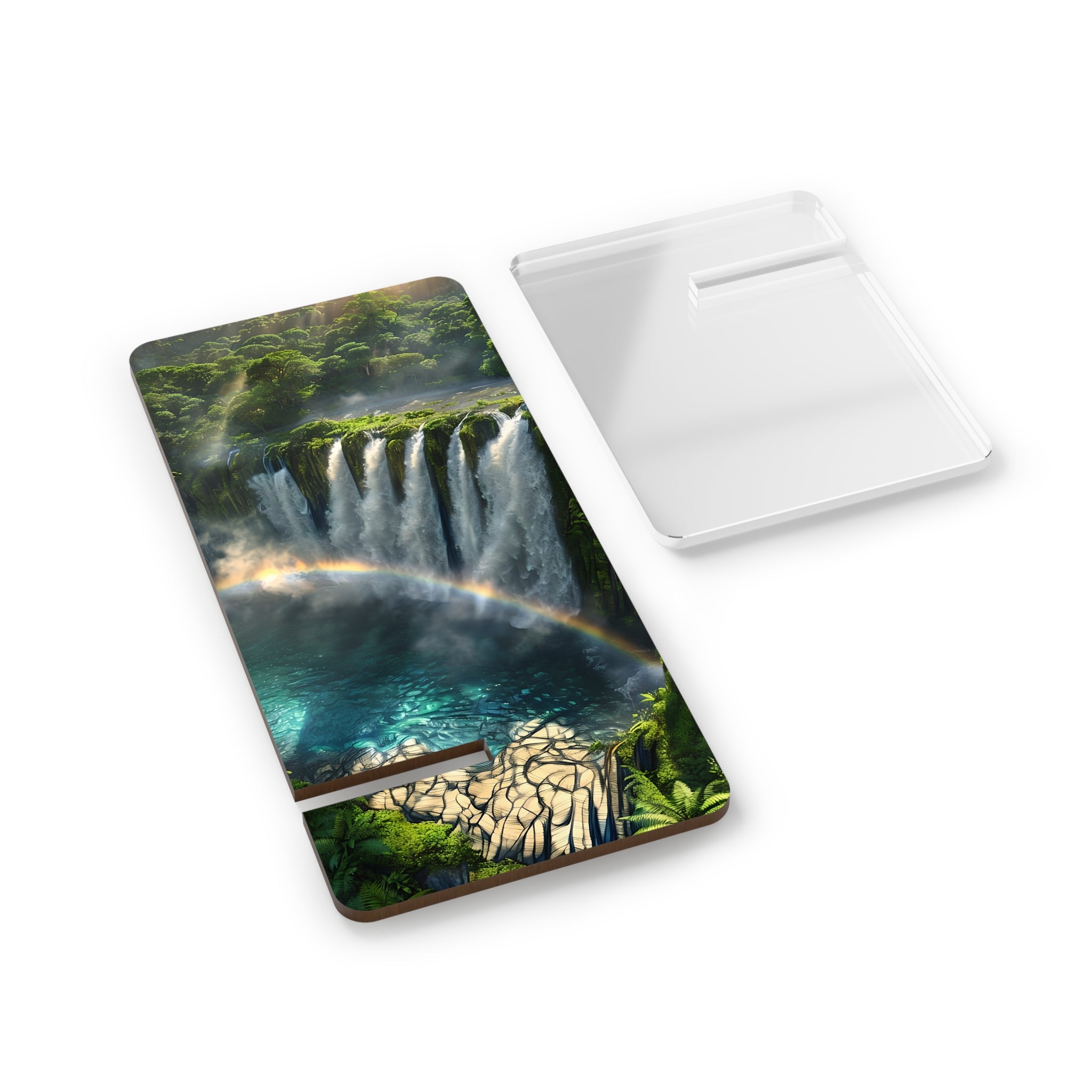 Scenic Smartphone Stand, Nature-Inspired Phone Holder, Desk Organizer, Gift for Nature Lovers, Eco-Friendly Mobile Stand