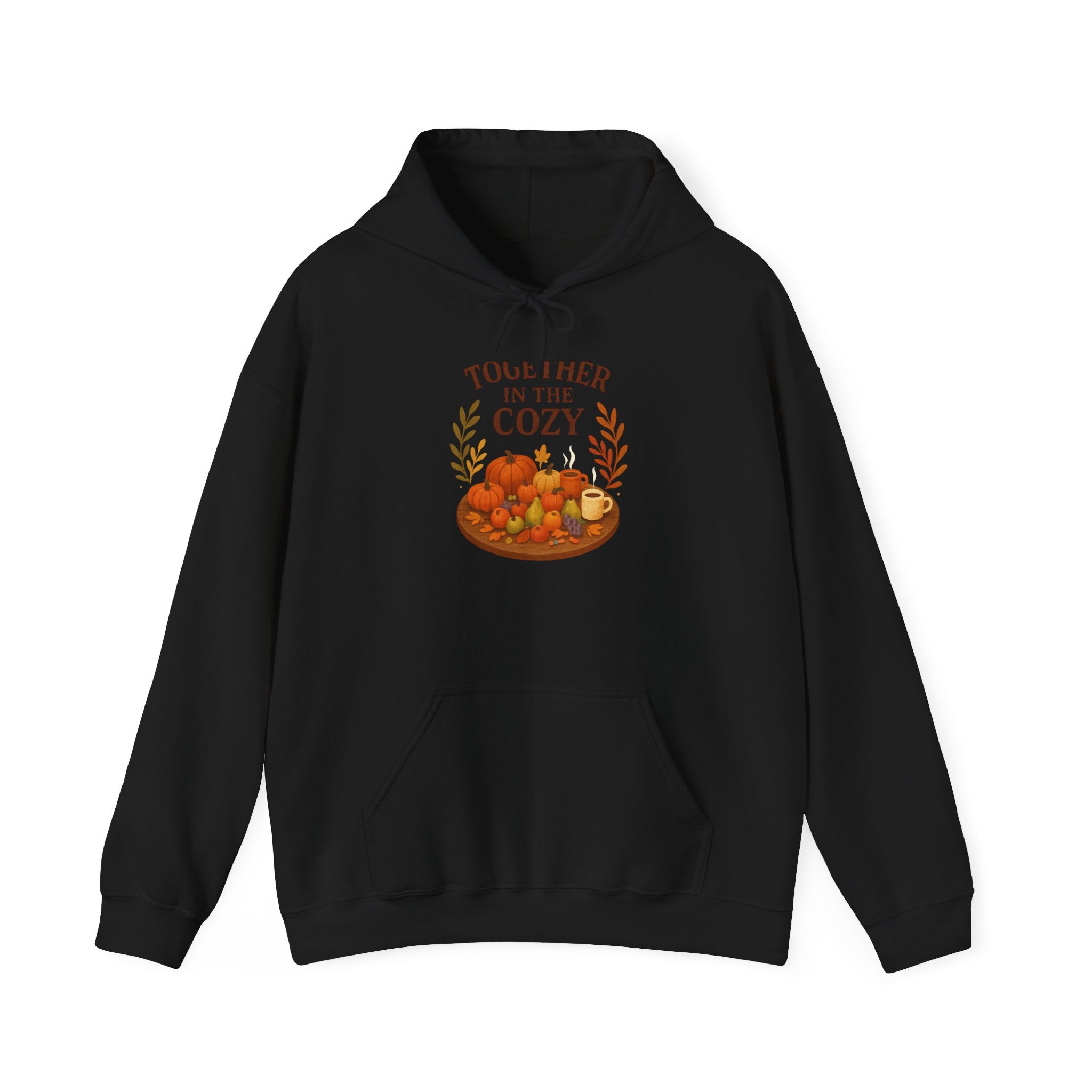 Cozy Together Hoodie — "Together in the Cozy" Fall Pumpkin Sweatshirt