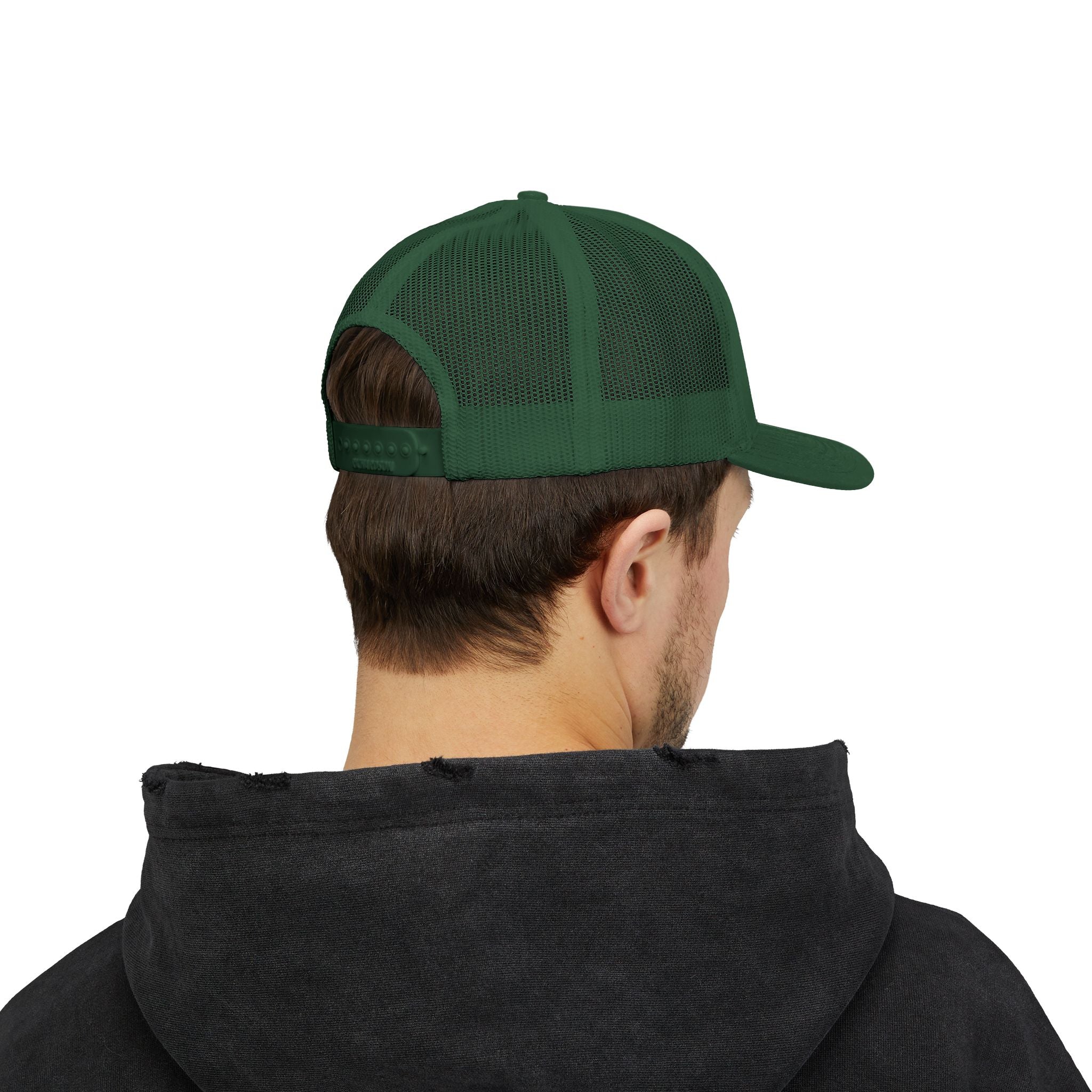 Money On My Mind Trucker Cap — Embroidered Mesh Snapback Hat