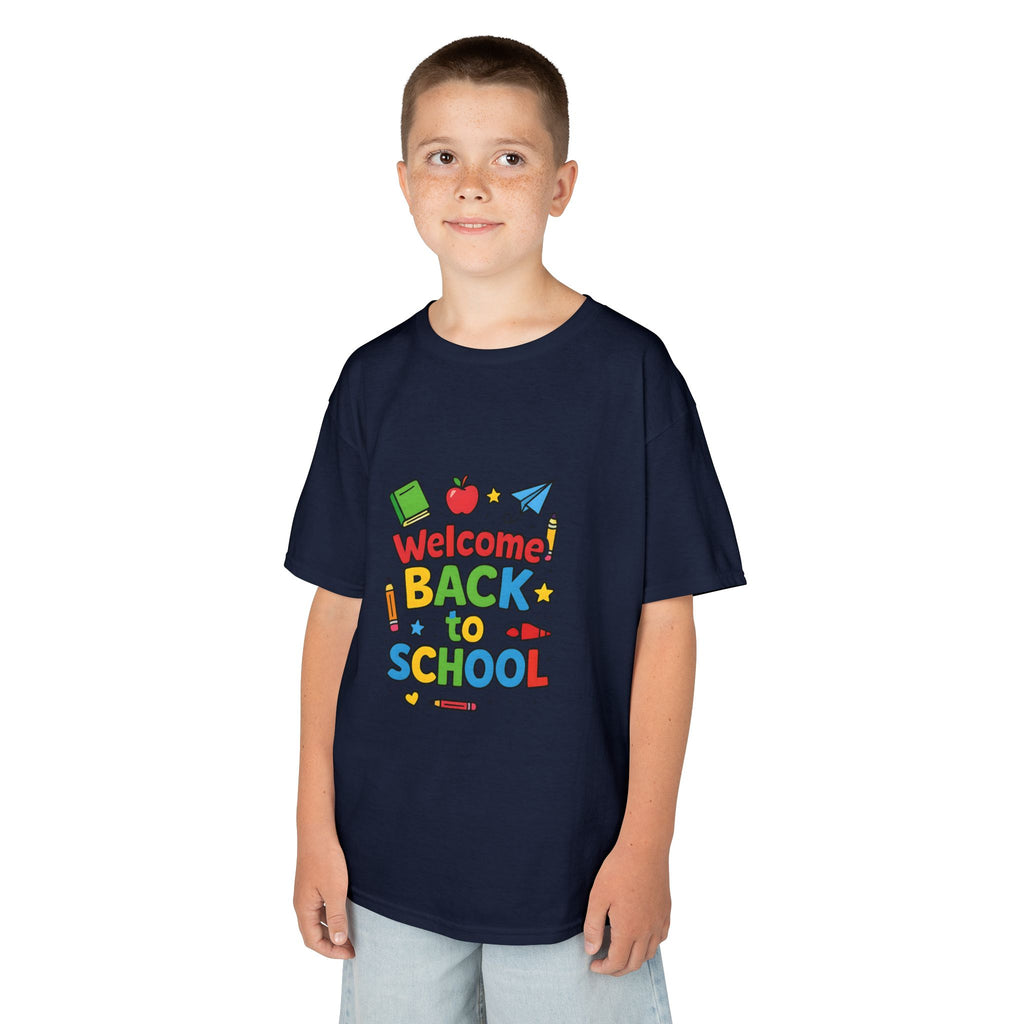 Kids School Graphic Tee, Back to School Outfit Gift Shirt, Youthful Vibrant Children's Birthday Tshirt, First Day of School Apparel, Cute