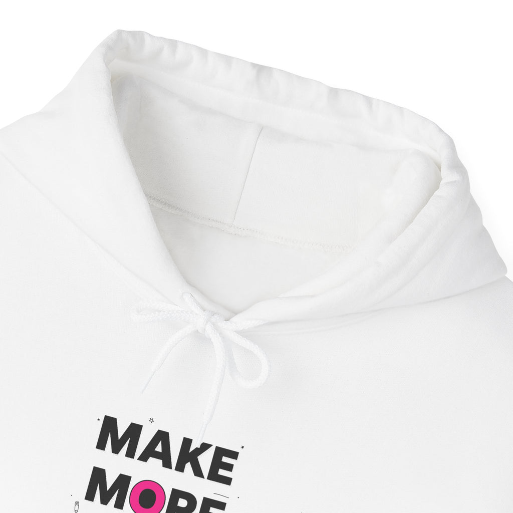 Make More Zines Hoodie | ransom collage, cutout letters design