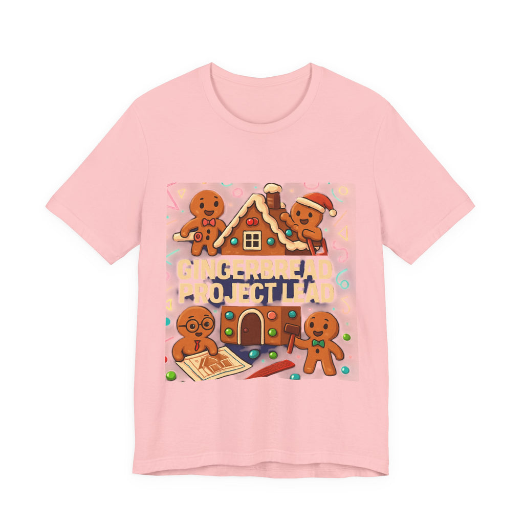 Gingerbread Project Lab T-Shirt — Cute Holiday Cookie House Tee