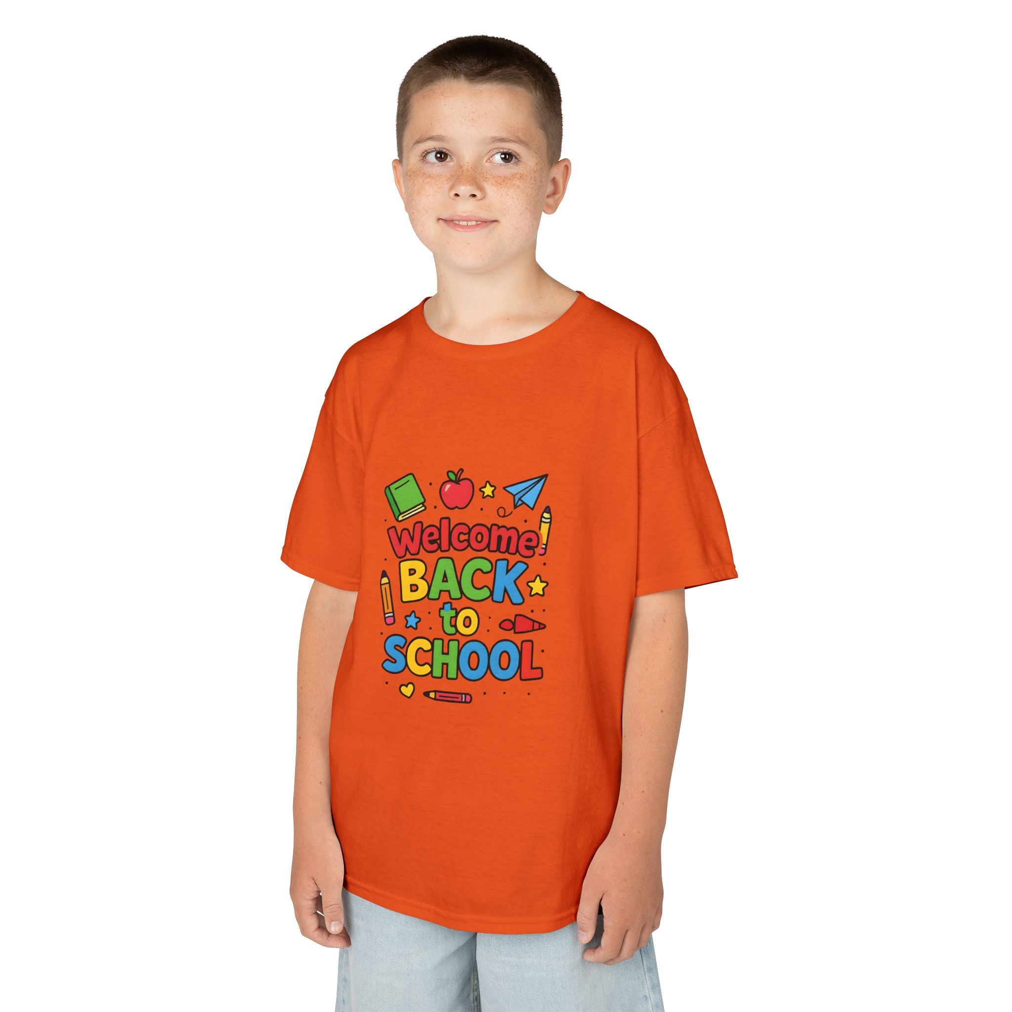 Kids School Graphic Tee, Back to School Outfit Gift Shirt, Youthful Vibrant Children's Birthday Tshirt, First Day of School Apparel, Cute