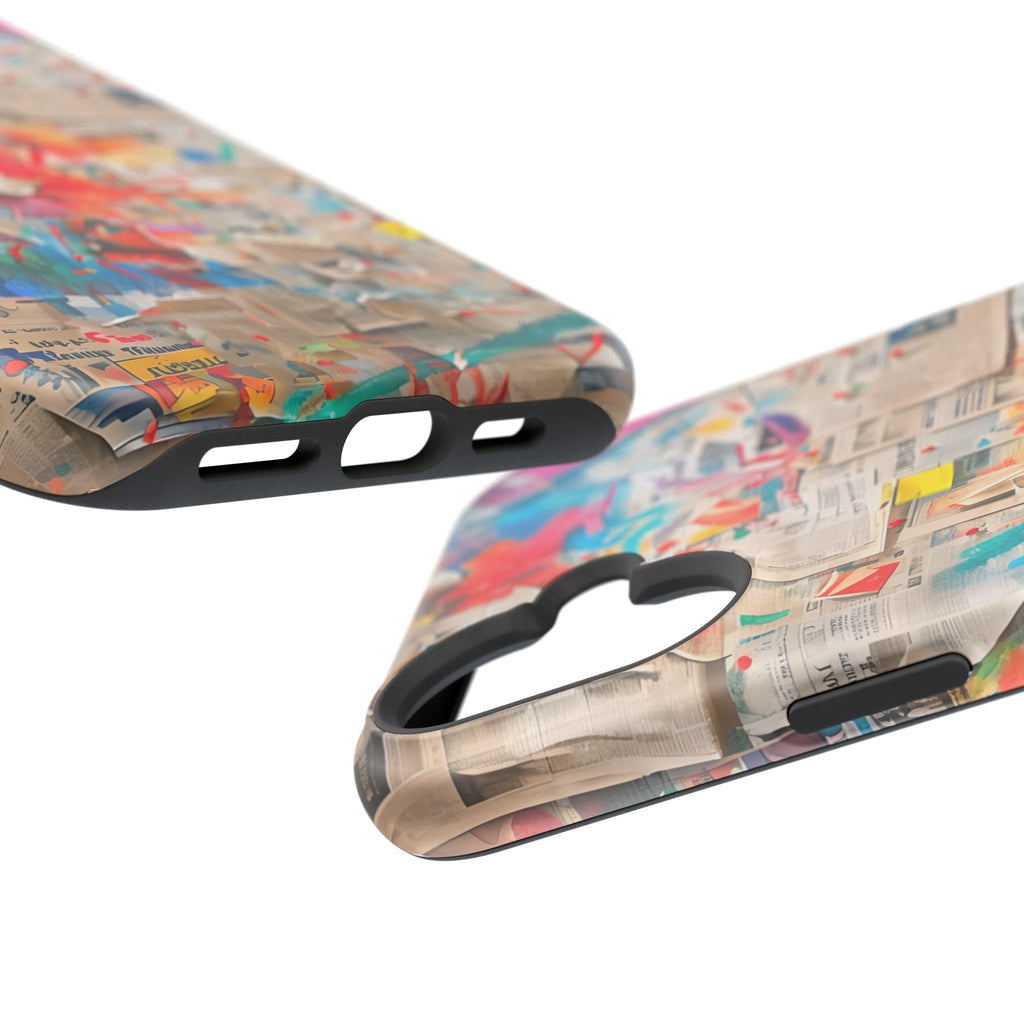 iPhone 17 Case vibrant glossy colorful art