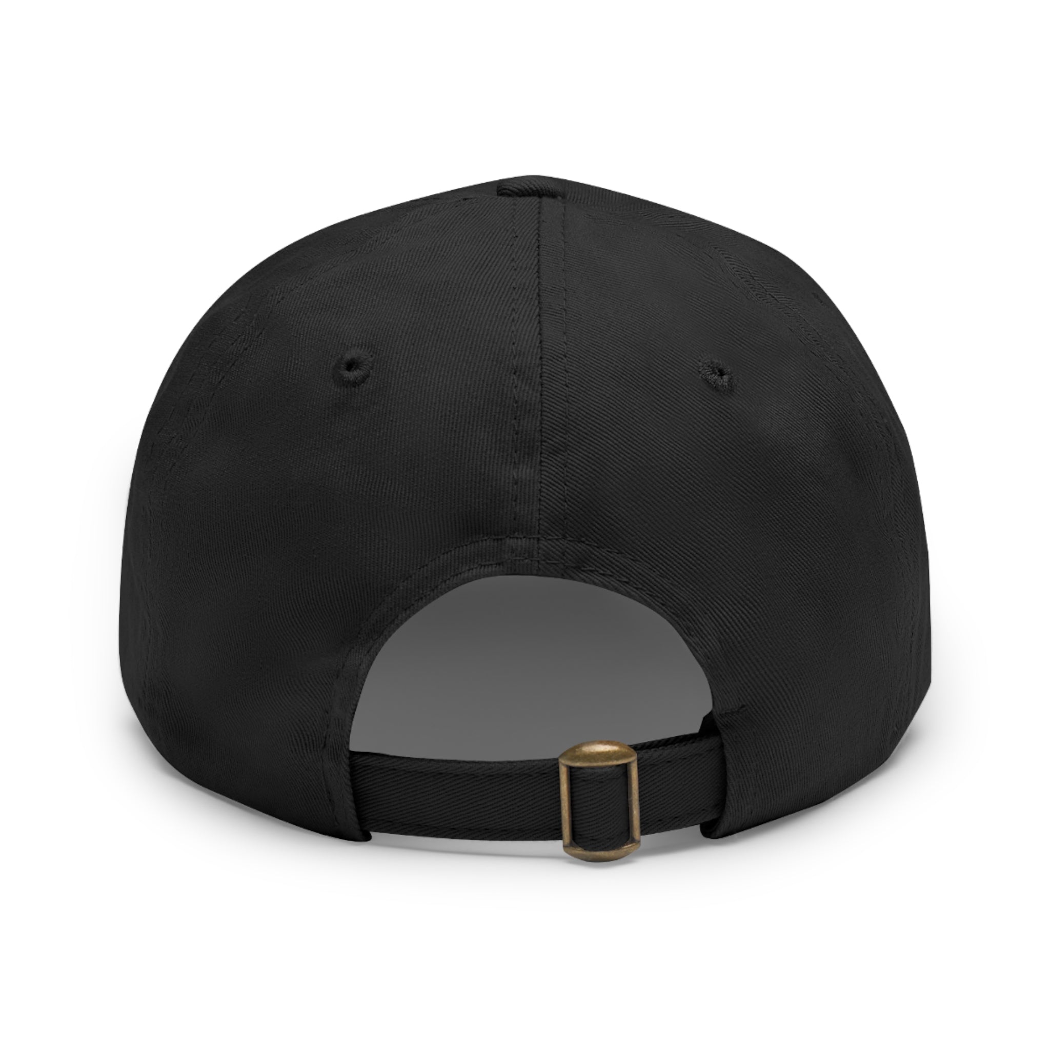 Stylish Dad Hat with Leather Patch, Casual Baseball Cap, Gift for Dads, Outdoor Accessory, Summer Fashion