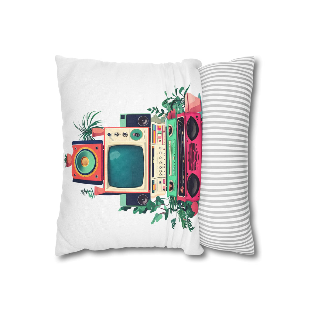 Spun Polyester Square Pillowcase