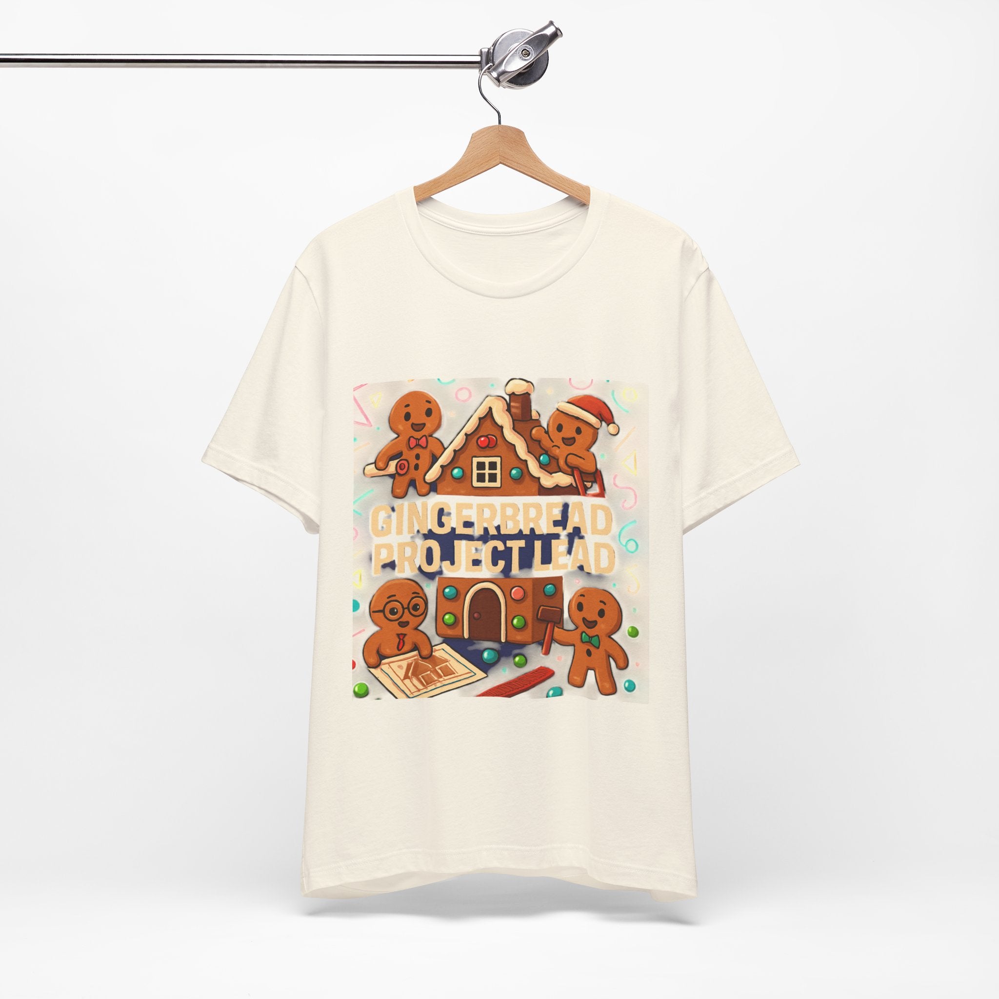Gingerbread Project Lab T-Shirt — Cute Holiday Cookie House Tee