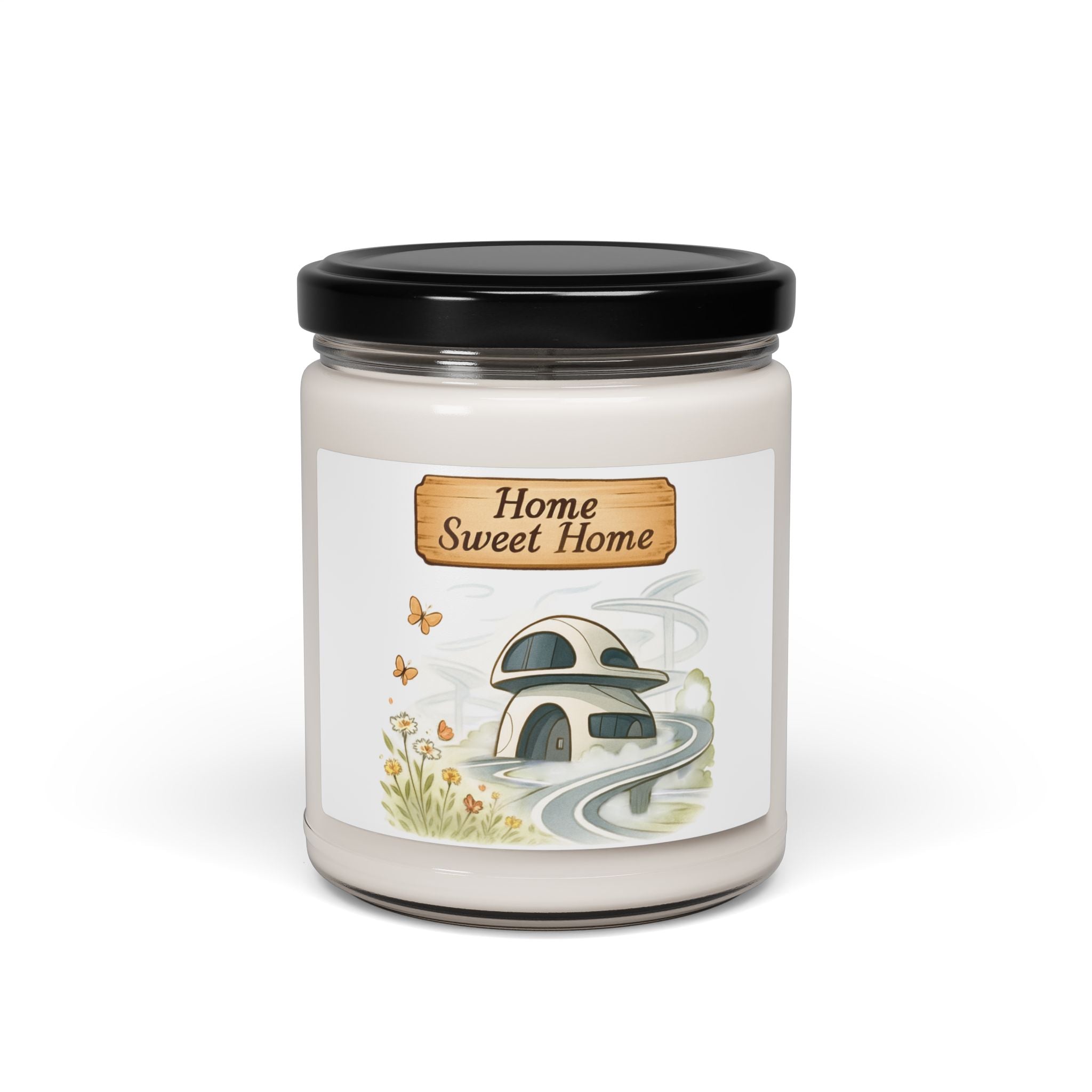 Home Sweet Home Scented Soy Candle — 9oz Cozy Cottage Aromatherapy Jar