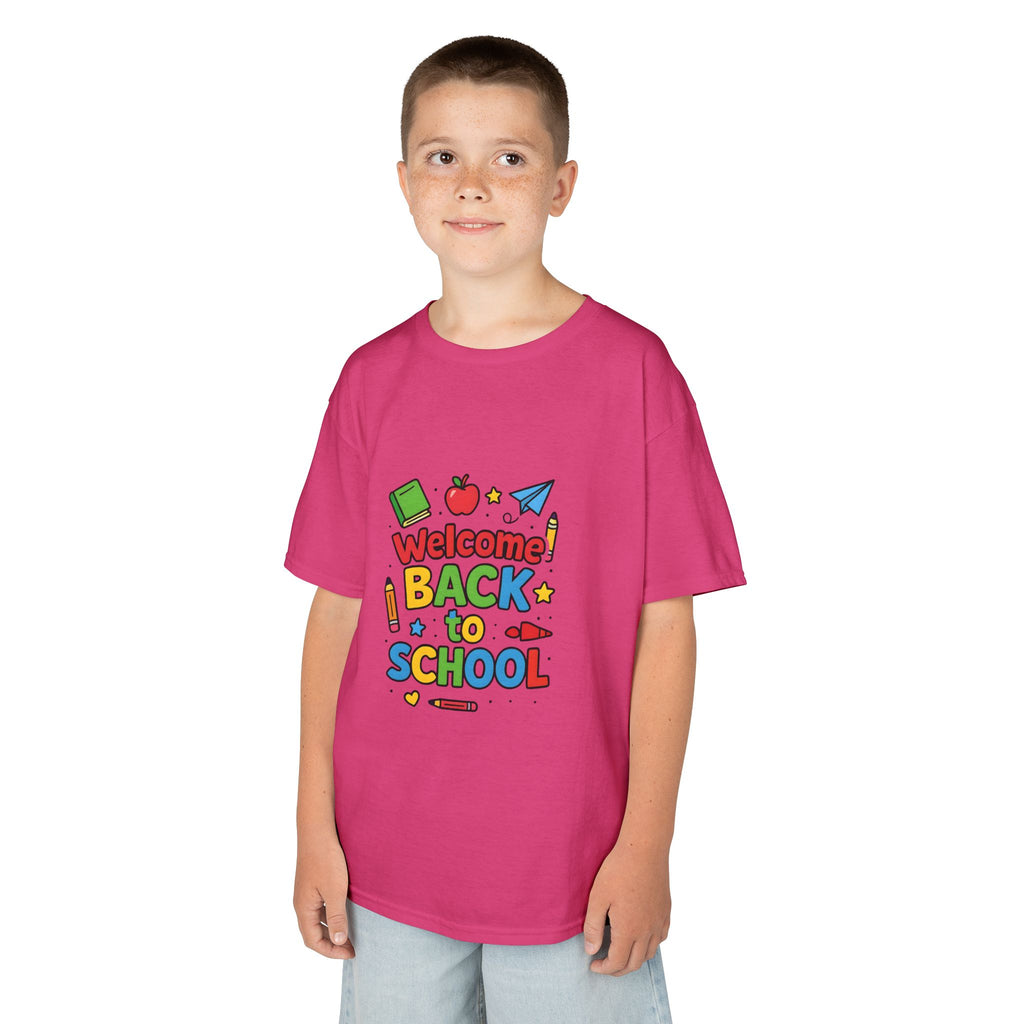 Kids School Graphic Tee, Back to School Outfit Gift Shirt, Youthful Vibrant Children's Birthday Tshirt, First Day of School Apparel, Cute