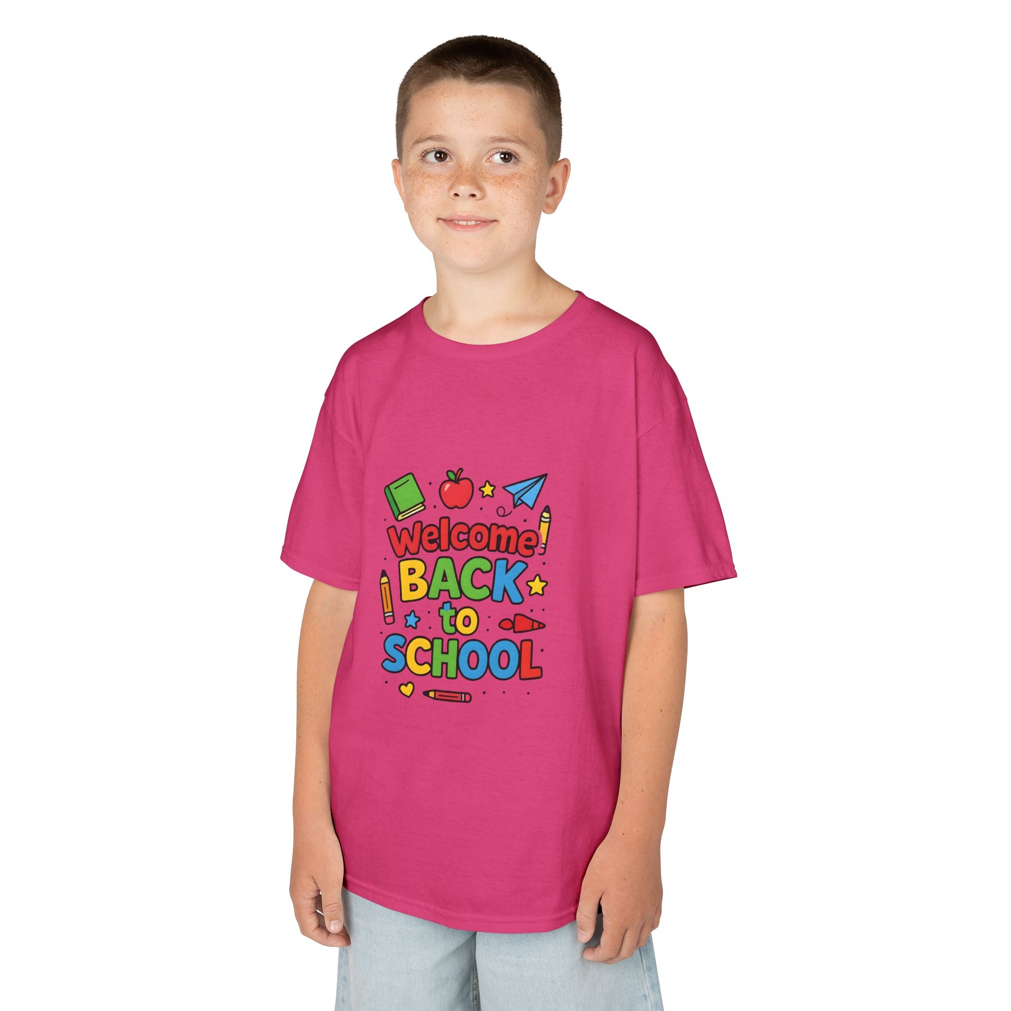Kids School Graphic Tee, Back to School Outfit Gift Shirt, Youthful Vibrant Children's Birthday Tshirt, First Day of School Apparel, Cute