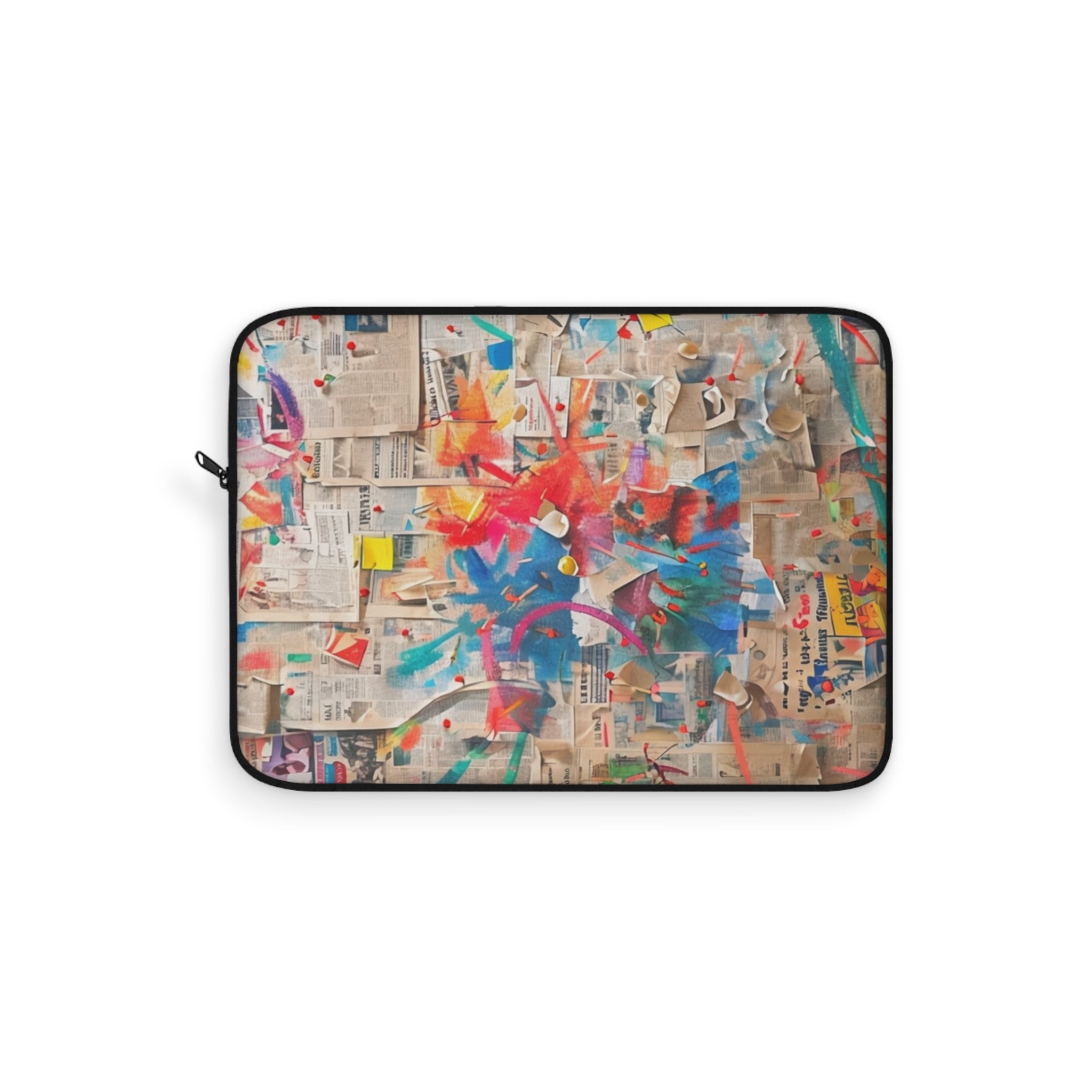 Colorful Abstract Laptop Sleeve, Artistic Sleeve Case, Computer Cover, Gift for Students, Unique Tech Accessory