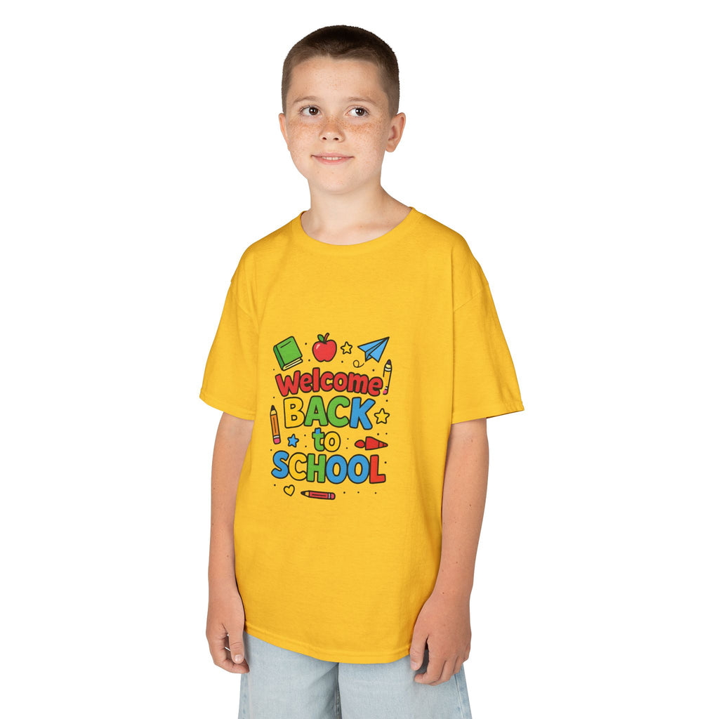 Kids School Graphic Tee, Back to School Outfit Gift Shirt, Youthful Vibrant Children's Birthday Tshirt, First Day of School Apparel, Cute