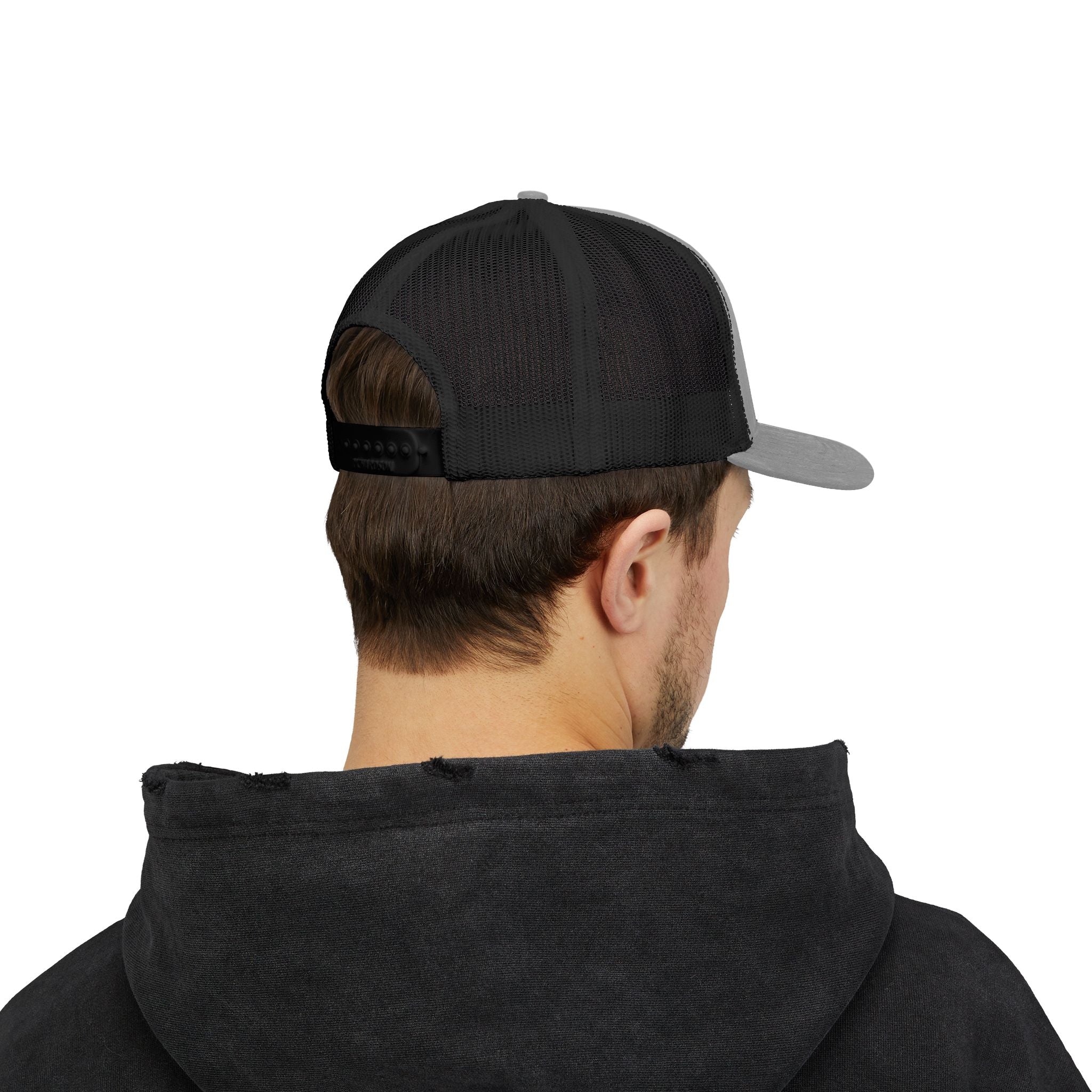 Money On My Mind Trucker Cap — Embroidered Mesh Snapback Hat