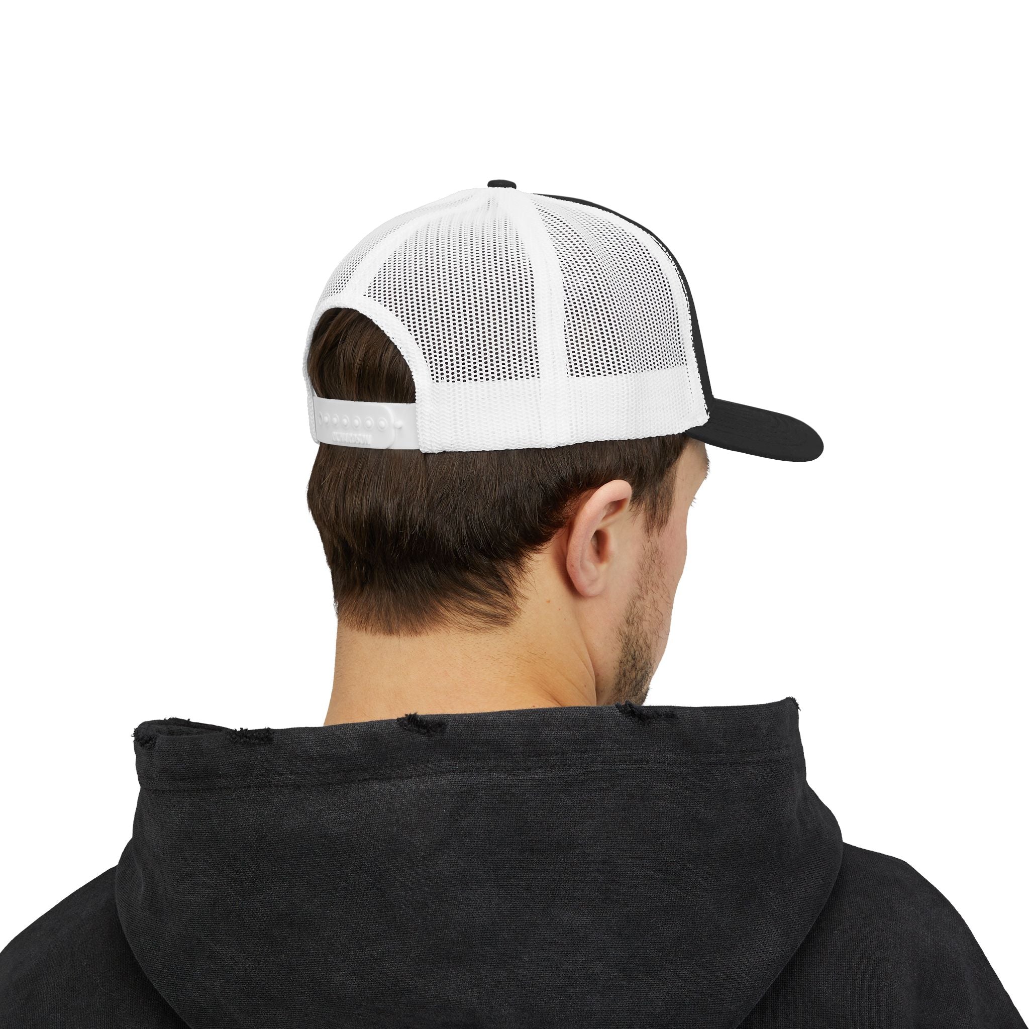 Money On My Mind Trucker Cap — Embroidered Mesh Snapback Hat