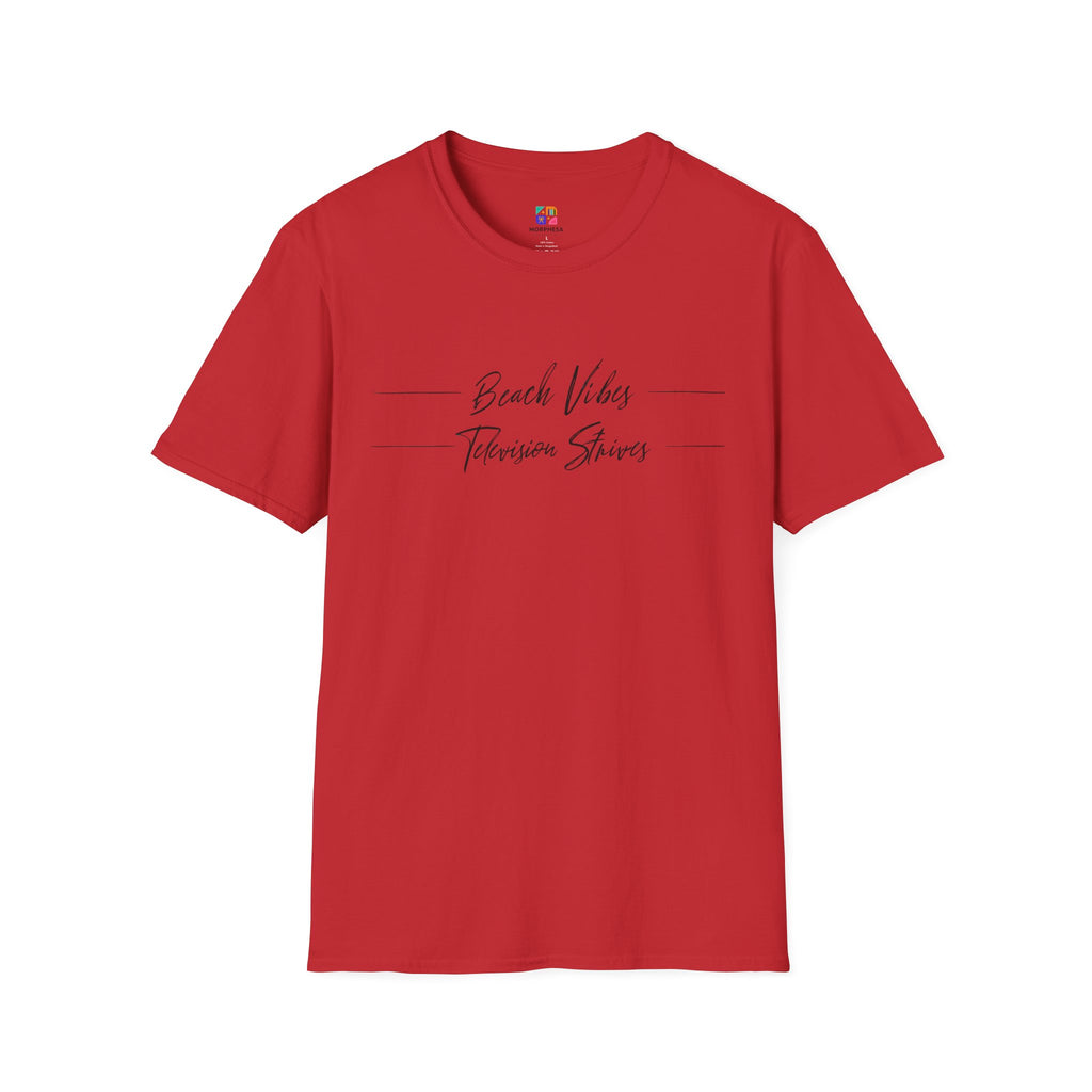Retro Beach Vibes Unisex Softstyle T-Shirt, Casual Summer Tee, Vintage Style Shirt, Music Lover Gift, Relaxed Fit Apparel
