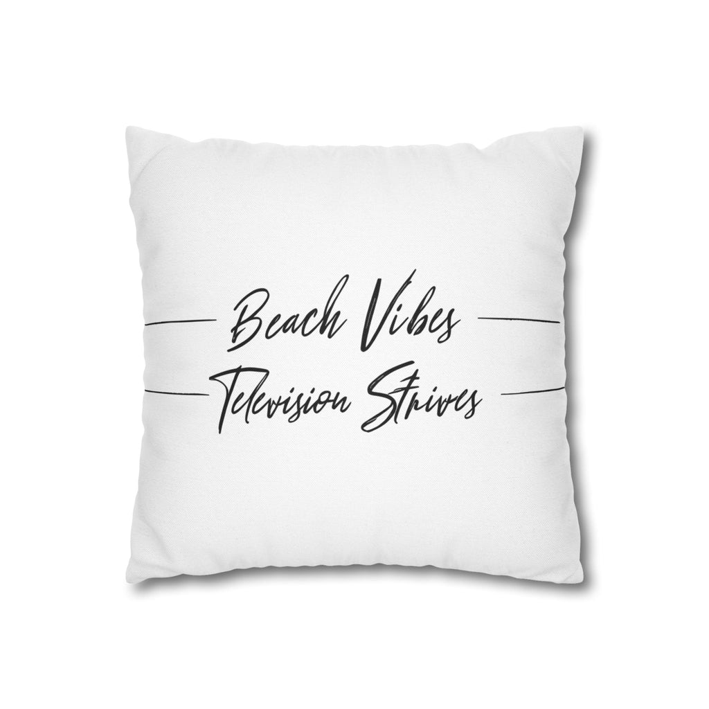 Spun Polyester Square Pillowcase