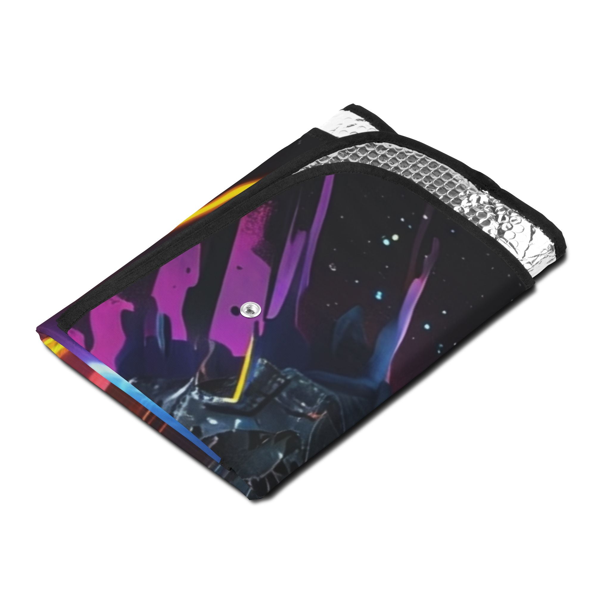 Cosmic Car Sun Shades - Space Theme Heat Shield, Ideal for Road Trips, Car Accessories, Travel Gifts, Summer Vehicle Essentials