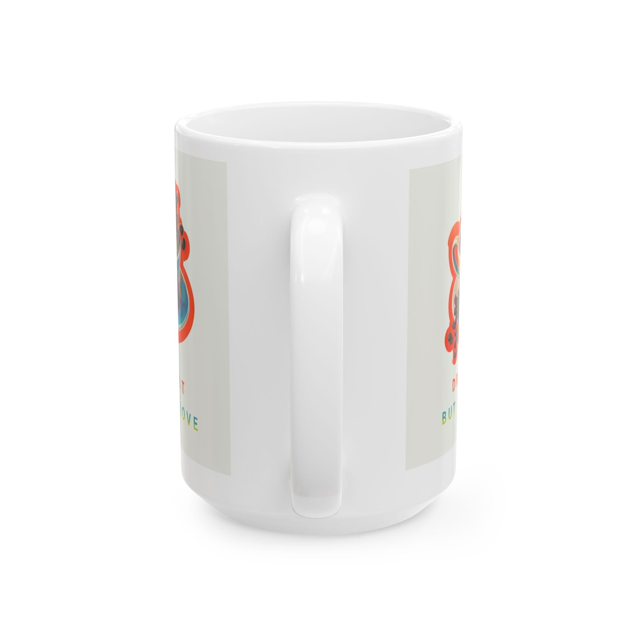 Colorful Ceramic Coffee Mug - "Don't Forget to Love" - Perfect Gift for Friends & Family
