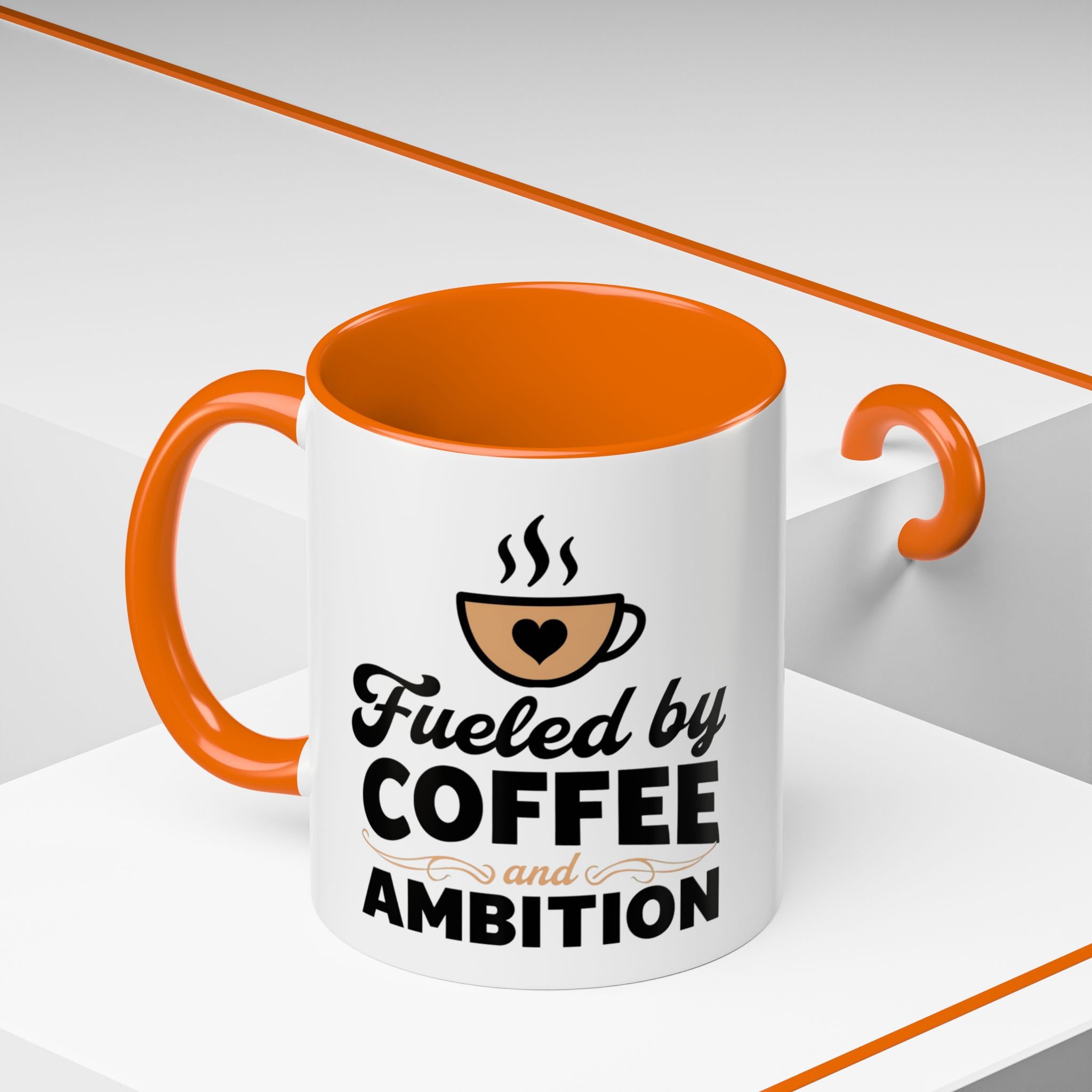 Motivational Coffee Mug - Fueled by Coffee and Ambition
