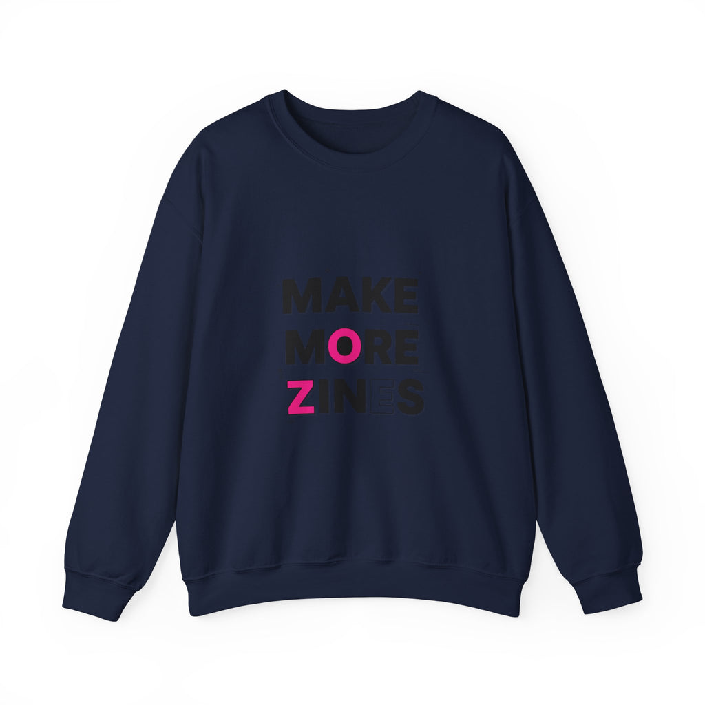 Make More Zines Sweatshirt | ransom collage shirt, zine style tee