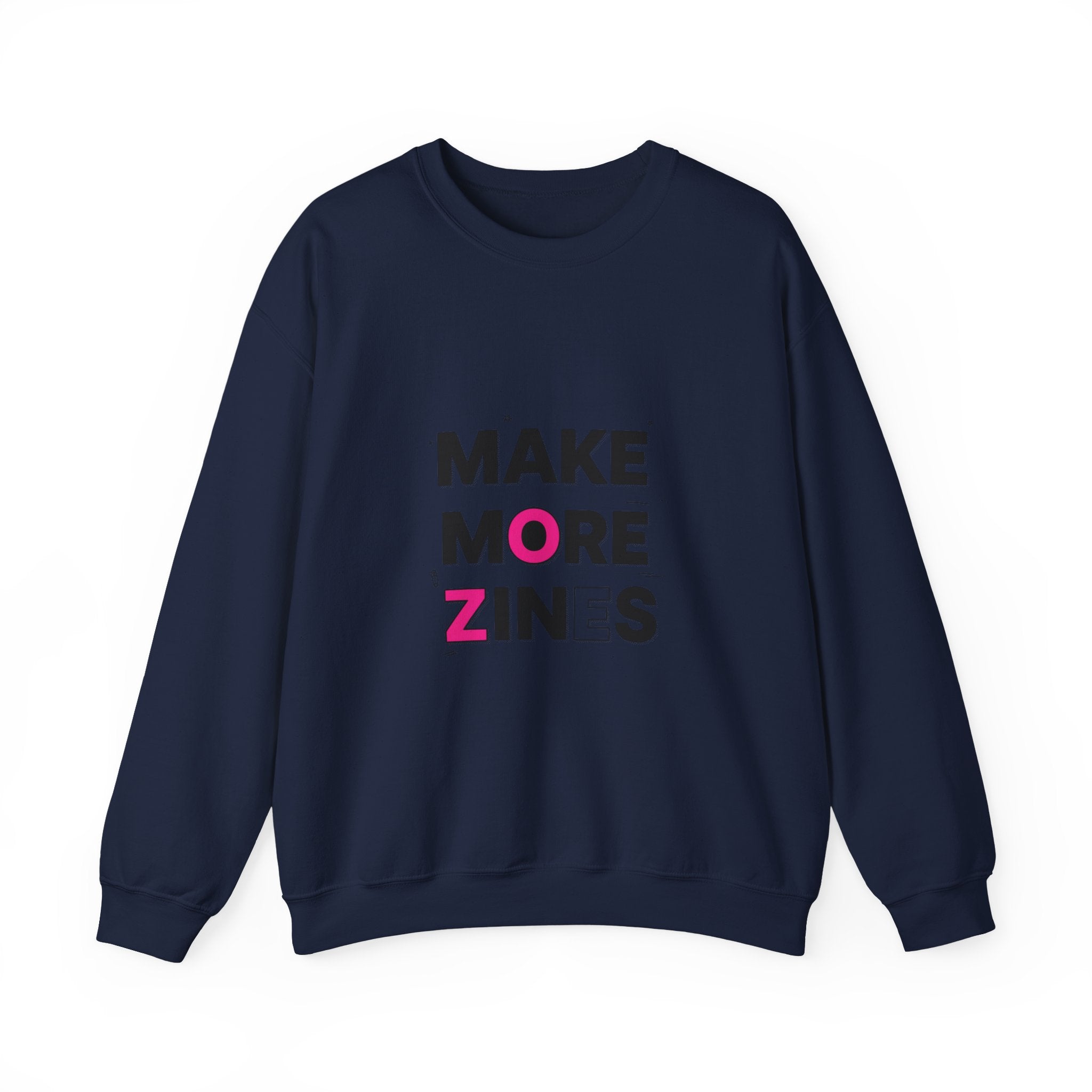 Make More Zines Sweatshirt | ransom collage shirt, zine style tee